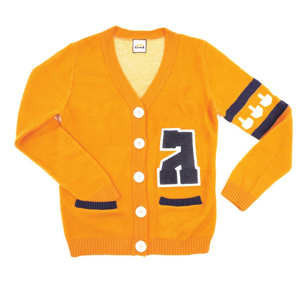 Gimmelman Women's Varsity Hanukkah Sweater with Authentic Chenille Letter、mySite、topwebapps