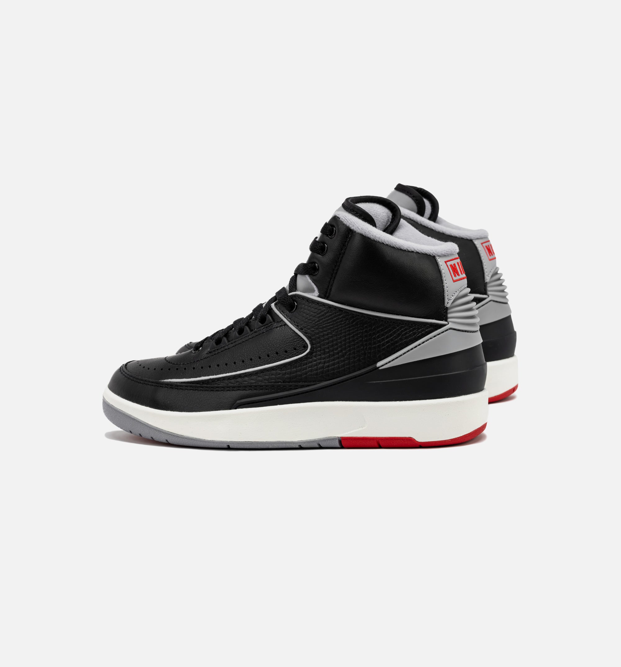 Air Jordan 2 Retro Black Cement Grade School Lifestyle Shoe - Black/Cement Grey、mySite、dreamappss