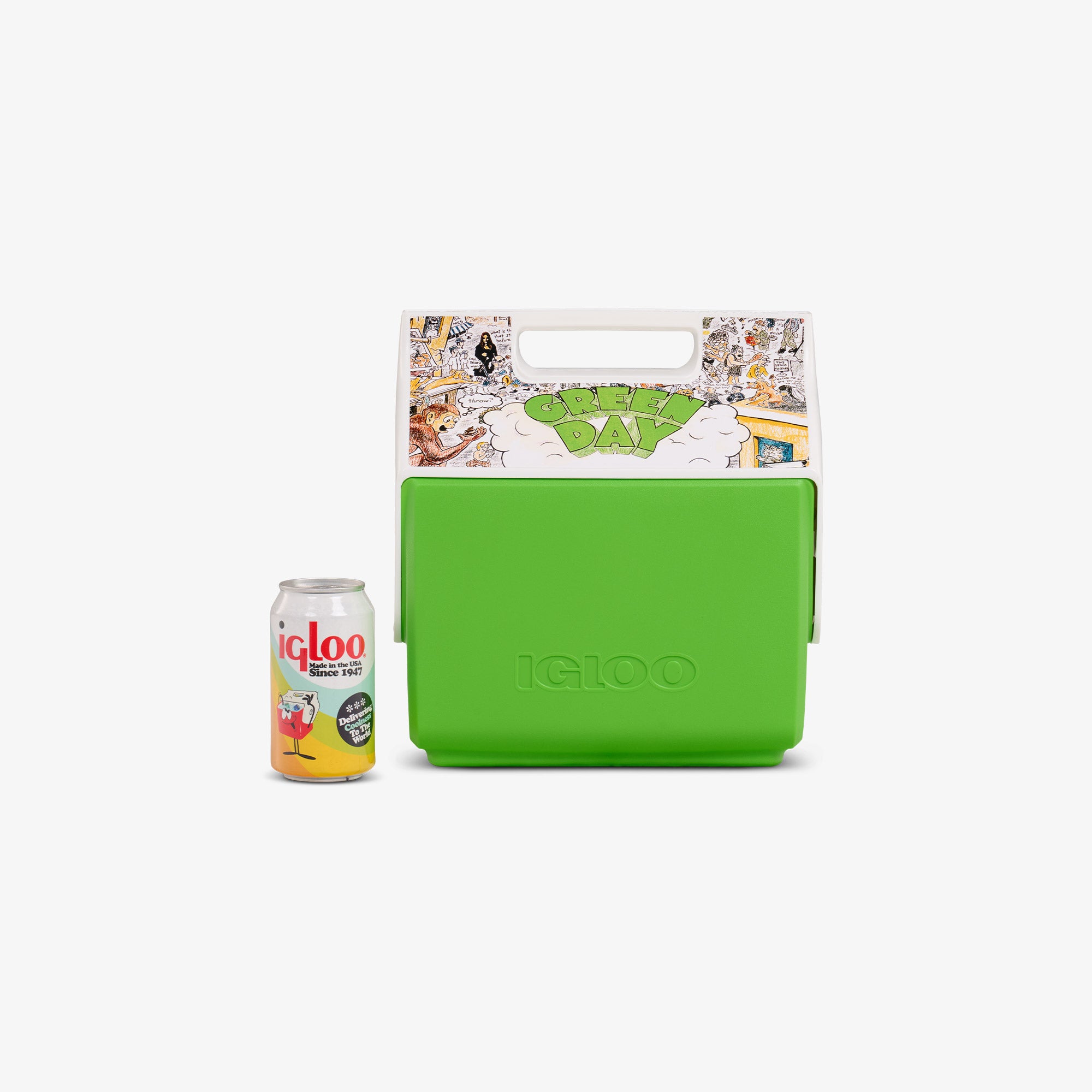 Green Day Dookie Little Playmate 7 Qt Cooler、mySite、noshort