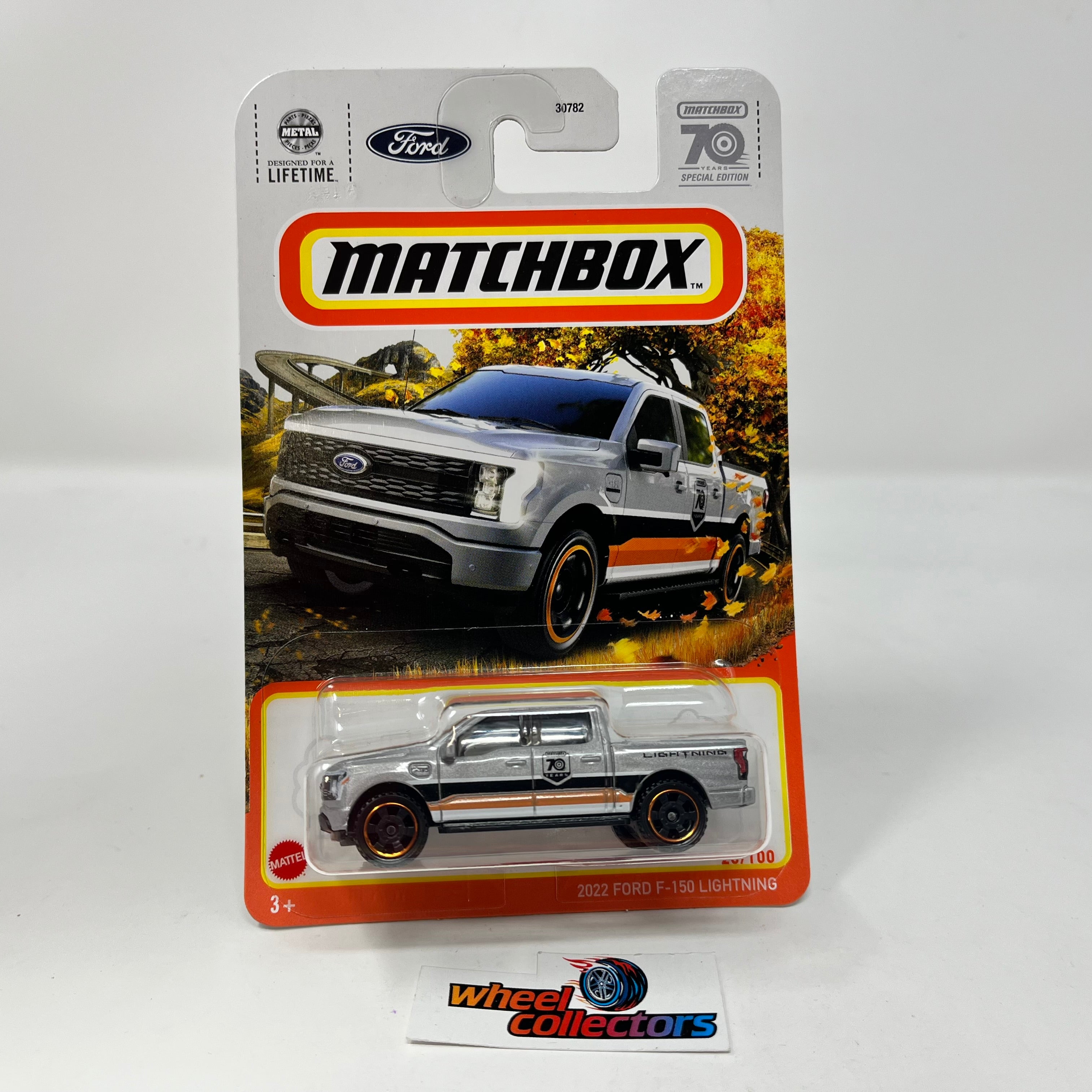 2022 Ford F-150 Lightning #20 * Silver * 2023 Matchbox 70th Year Case M Release、mySite、hgirdovlk