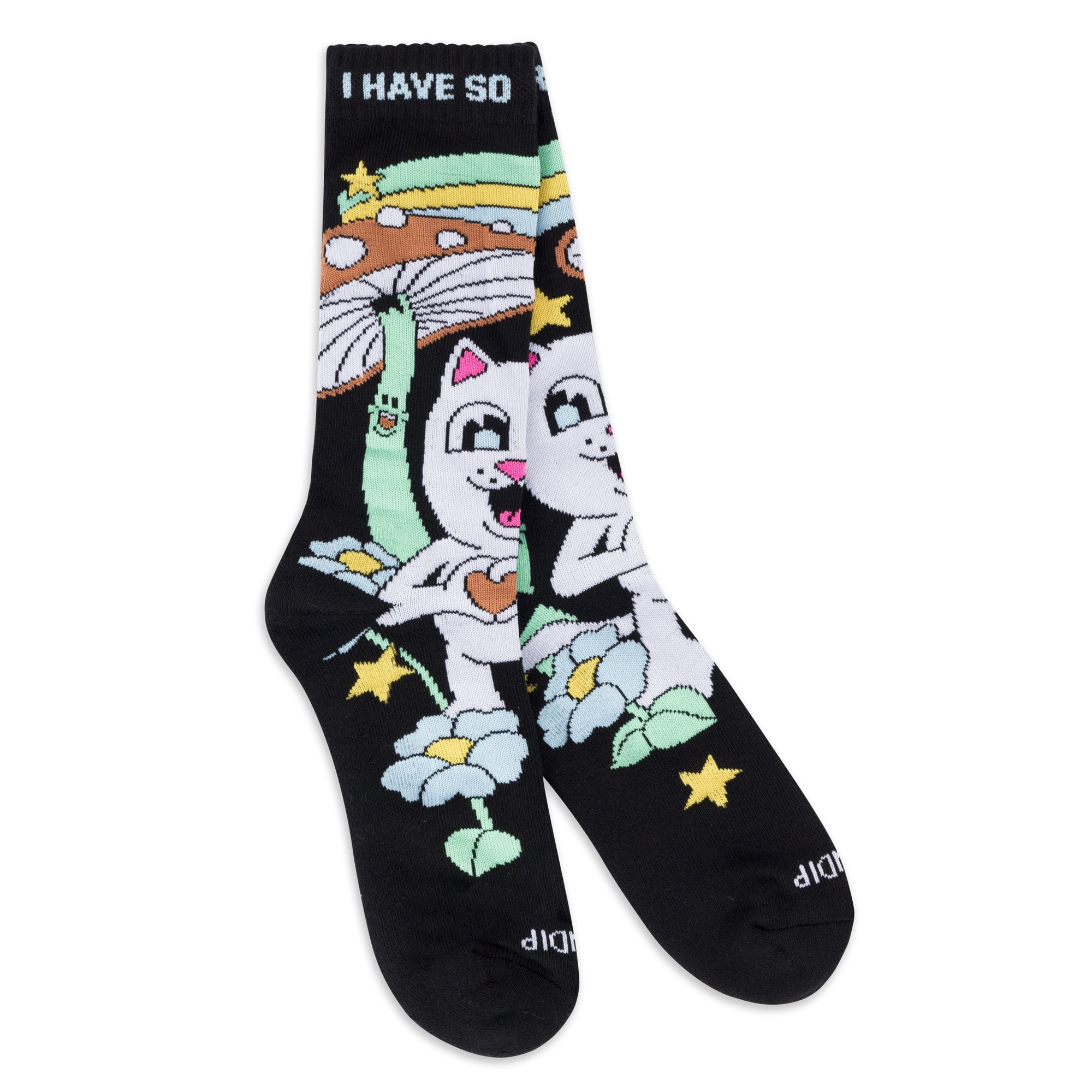  So Mushroom Socks (Black)、mySite、merchandisen