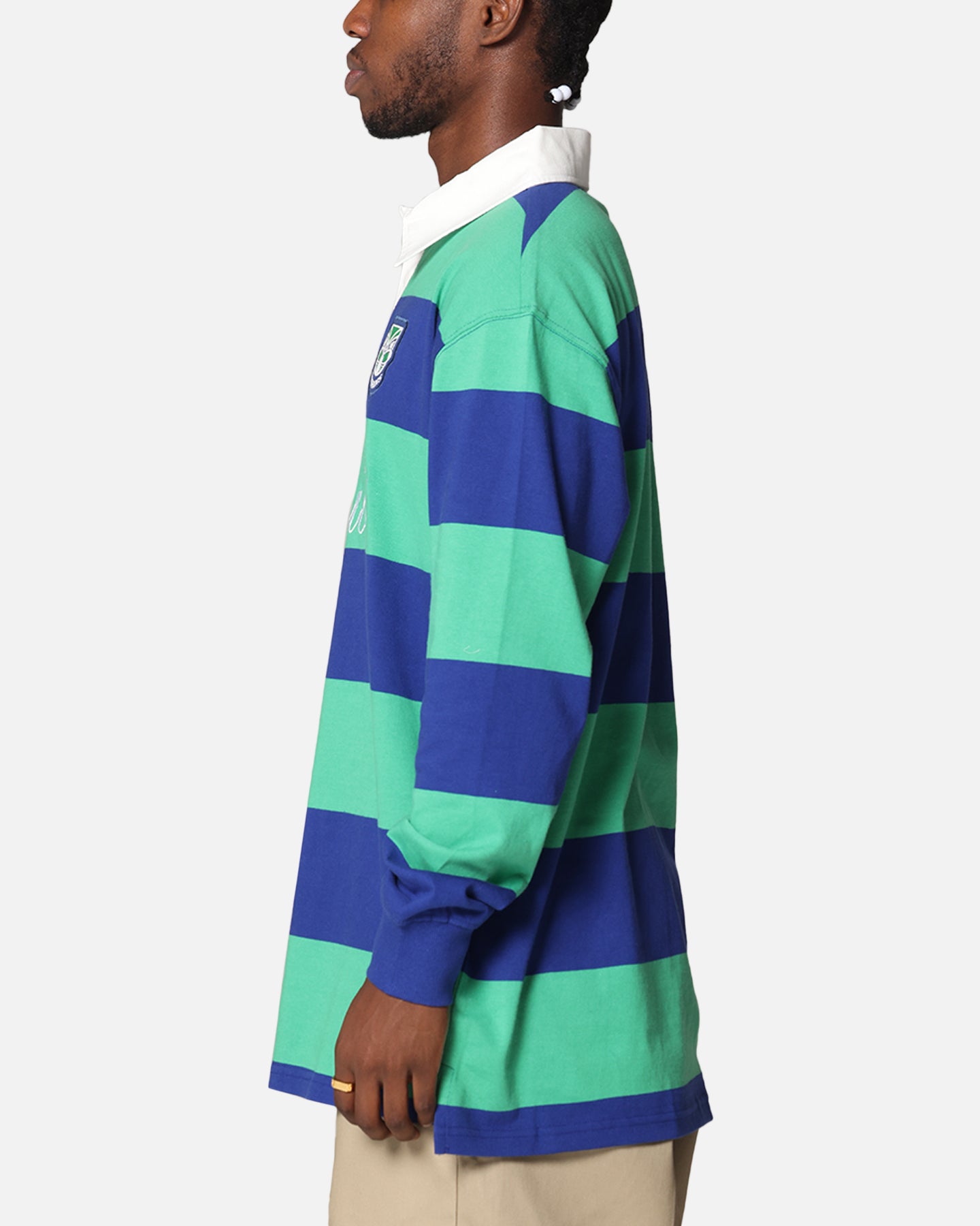 Bleacher Athletic New Zealand Warriors NRL Stripe Rugby Polo Shirt Official Team Colour、mySite、zt4zffjzw