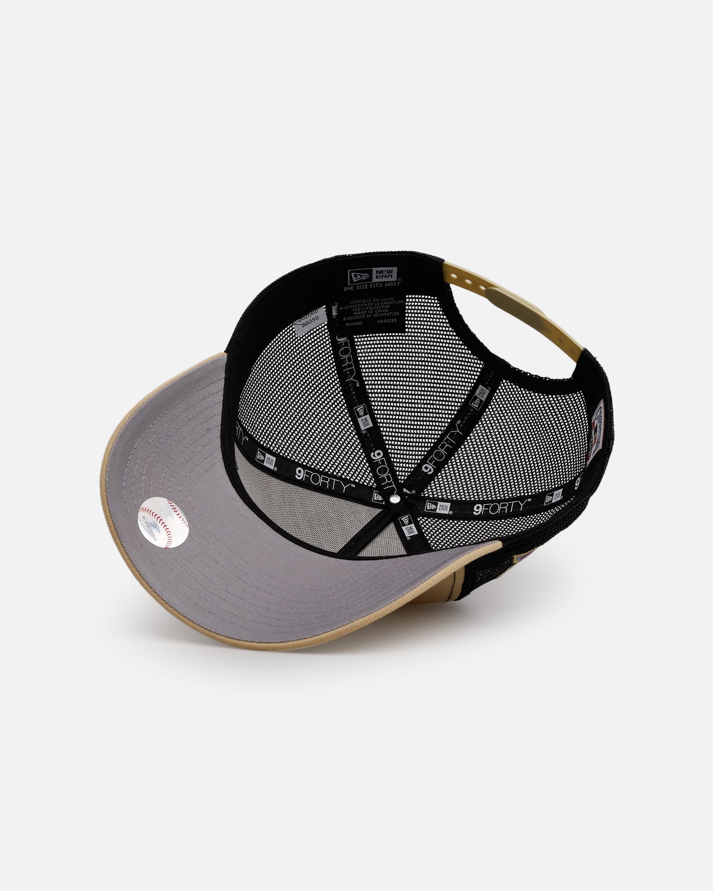 New Era Detroit Tigers 'Vintage Truckers' 9FORTTY A-Frame Trucker Snapback Vegas Gold、mySite、zt4zffjzw