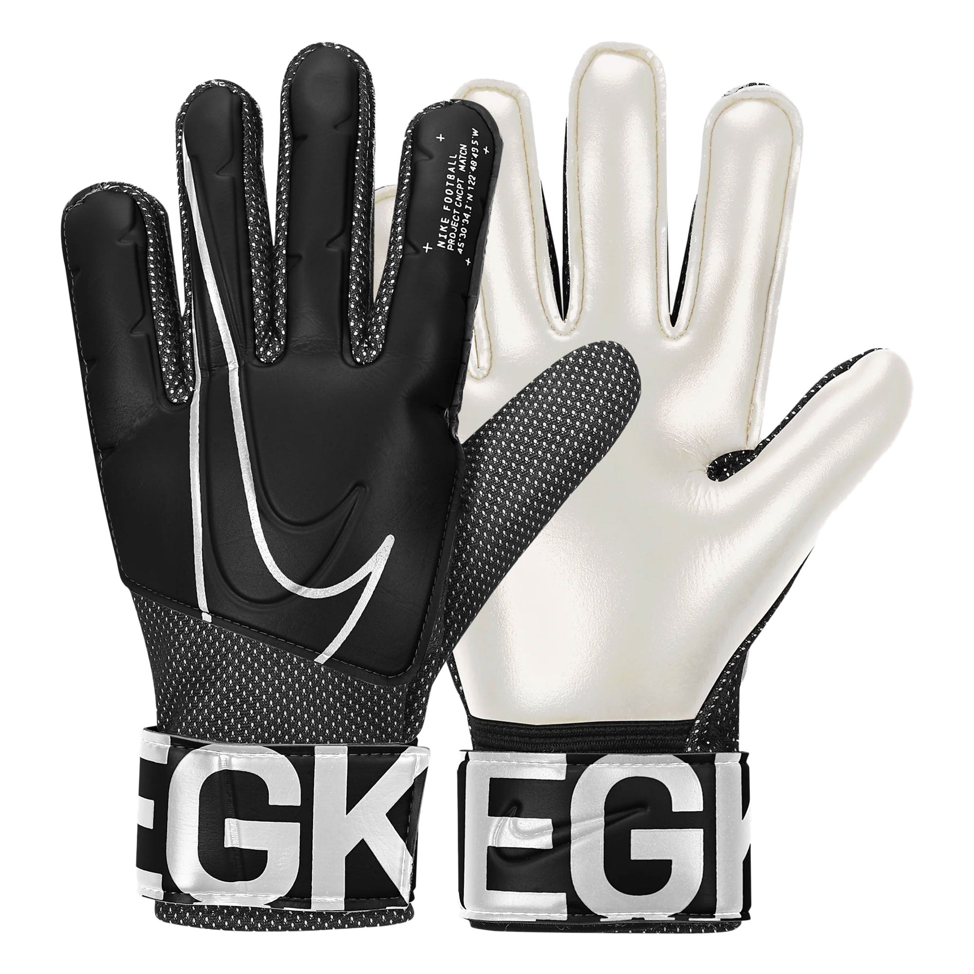 Nike Men's Match Goalkeeper Gloves Black/White、mySite、noshort
