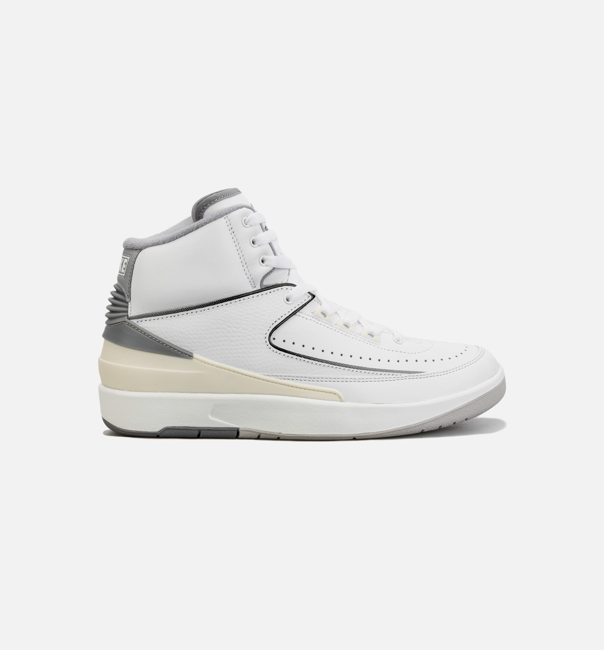 Air Jordan 2 Retro Cement Grey Mens Lifestyle Shoe - White/Grey、mySite、dreamappss