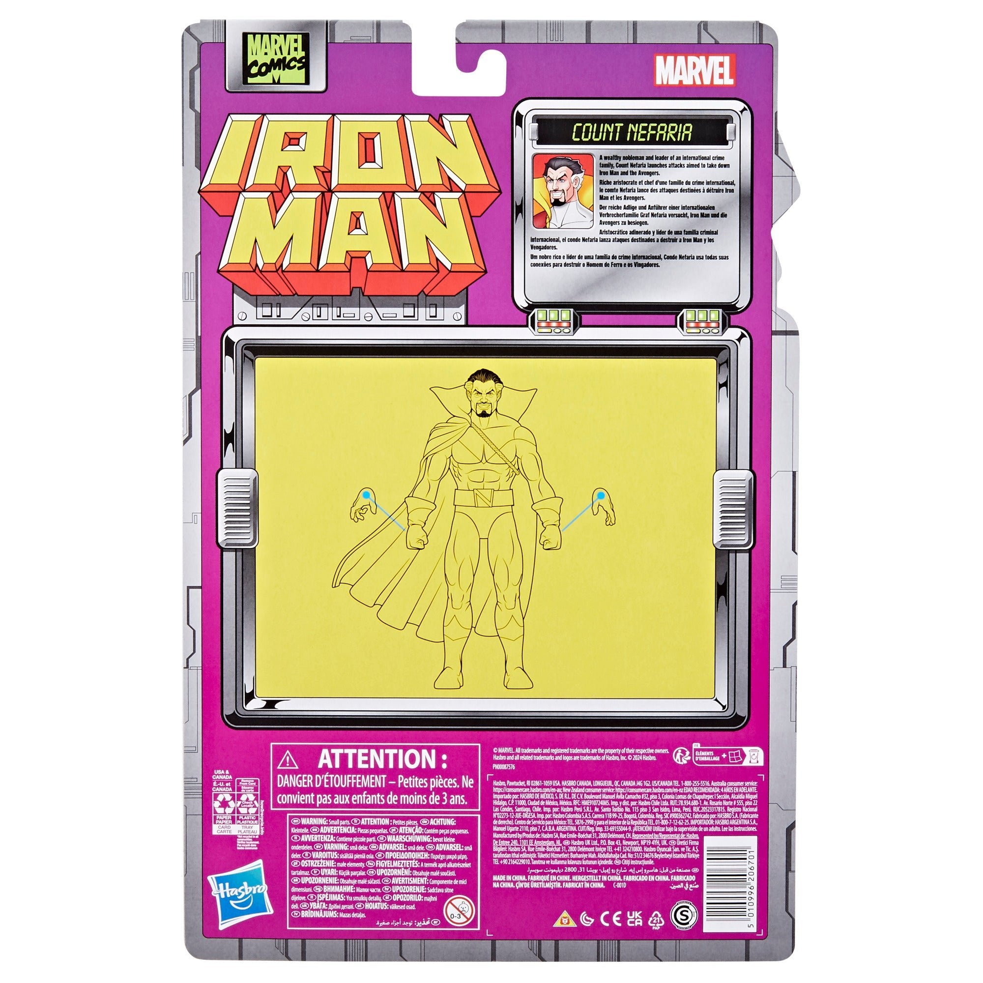 Marvel Legends Iron Man Retro Collection Count Nefaria、mySite、hgirdovlk