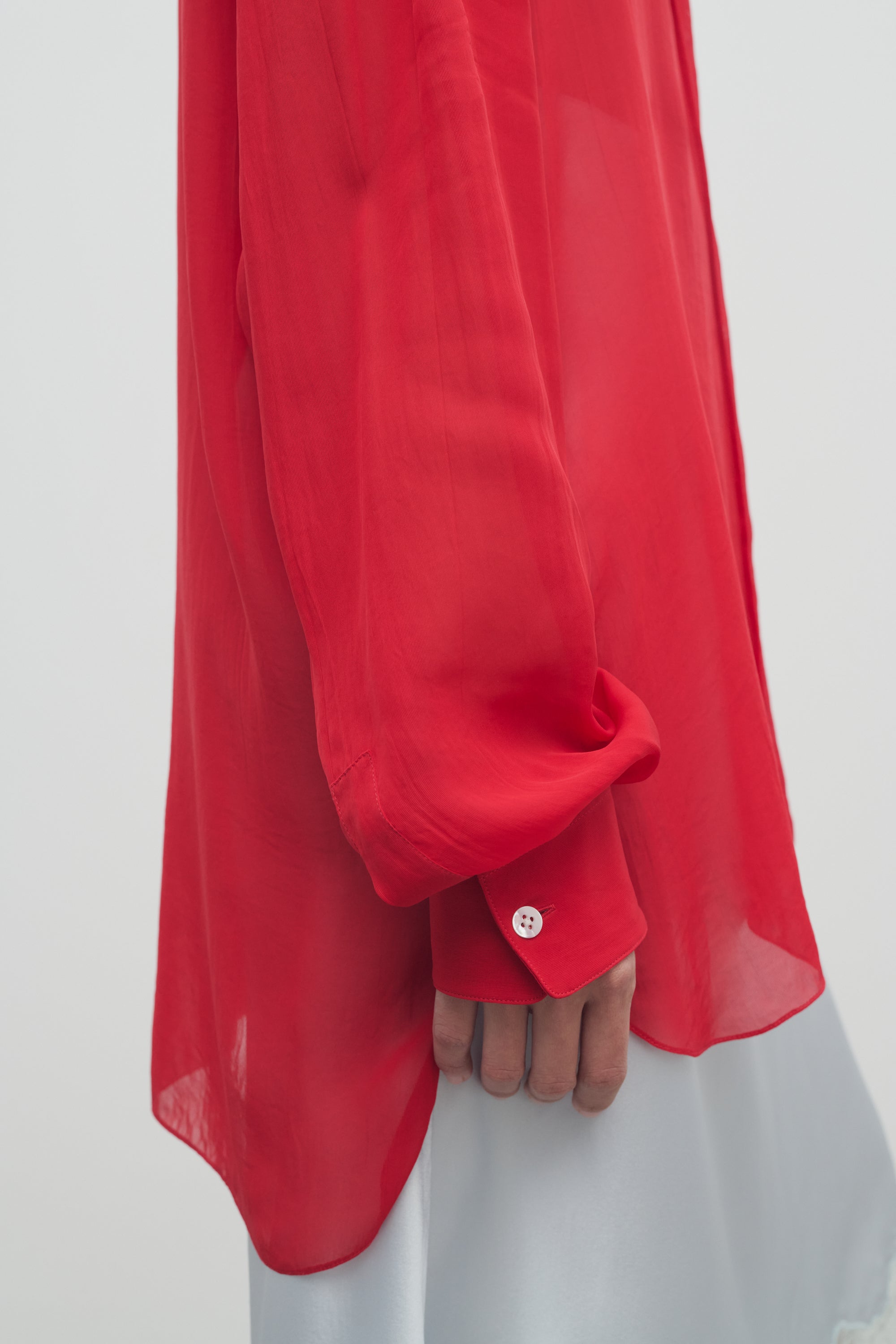 Nesson Shirt in Cupro、mySite、aoinhome