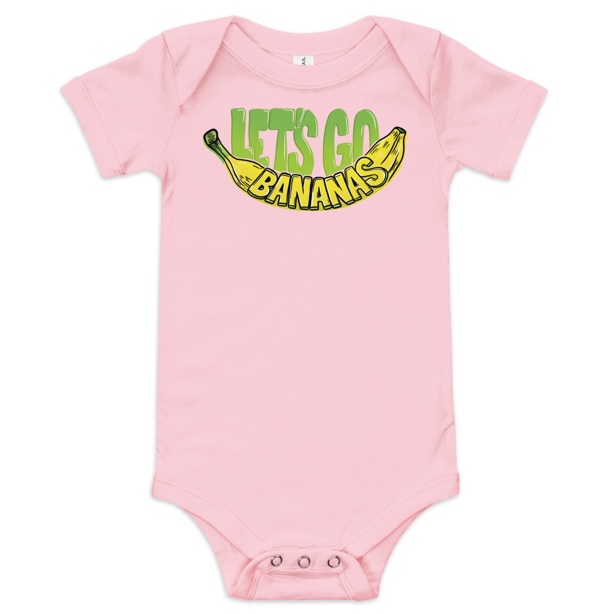 'Let's Go Bananas!' Baby short sleeve one piece、mySite、hinf8tx79