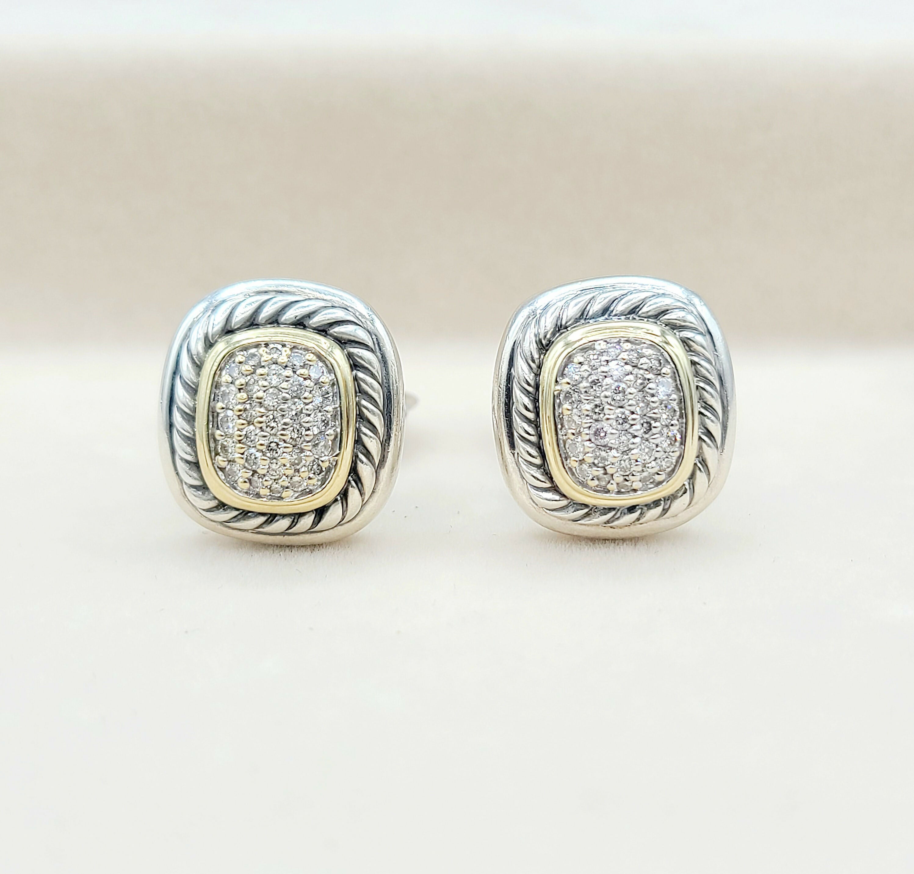 David聽Yurman聽Albion Diamond Earrings聽、mySite、hinf8tx79