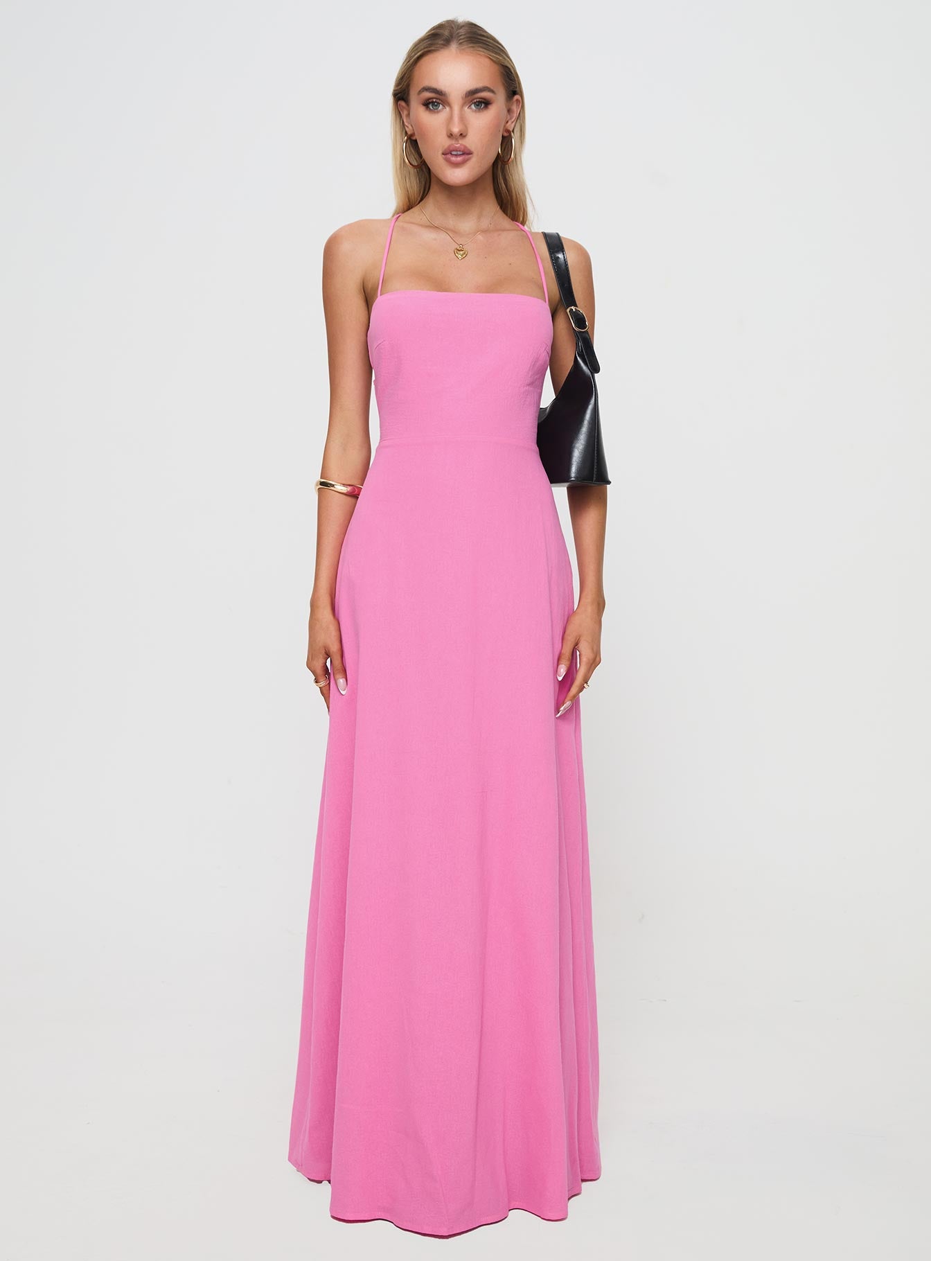 Clea Maxi Dress Pink、mySite、solidvoid