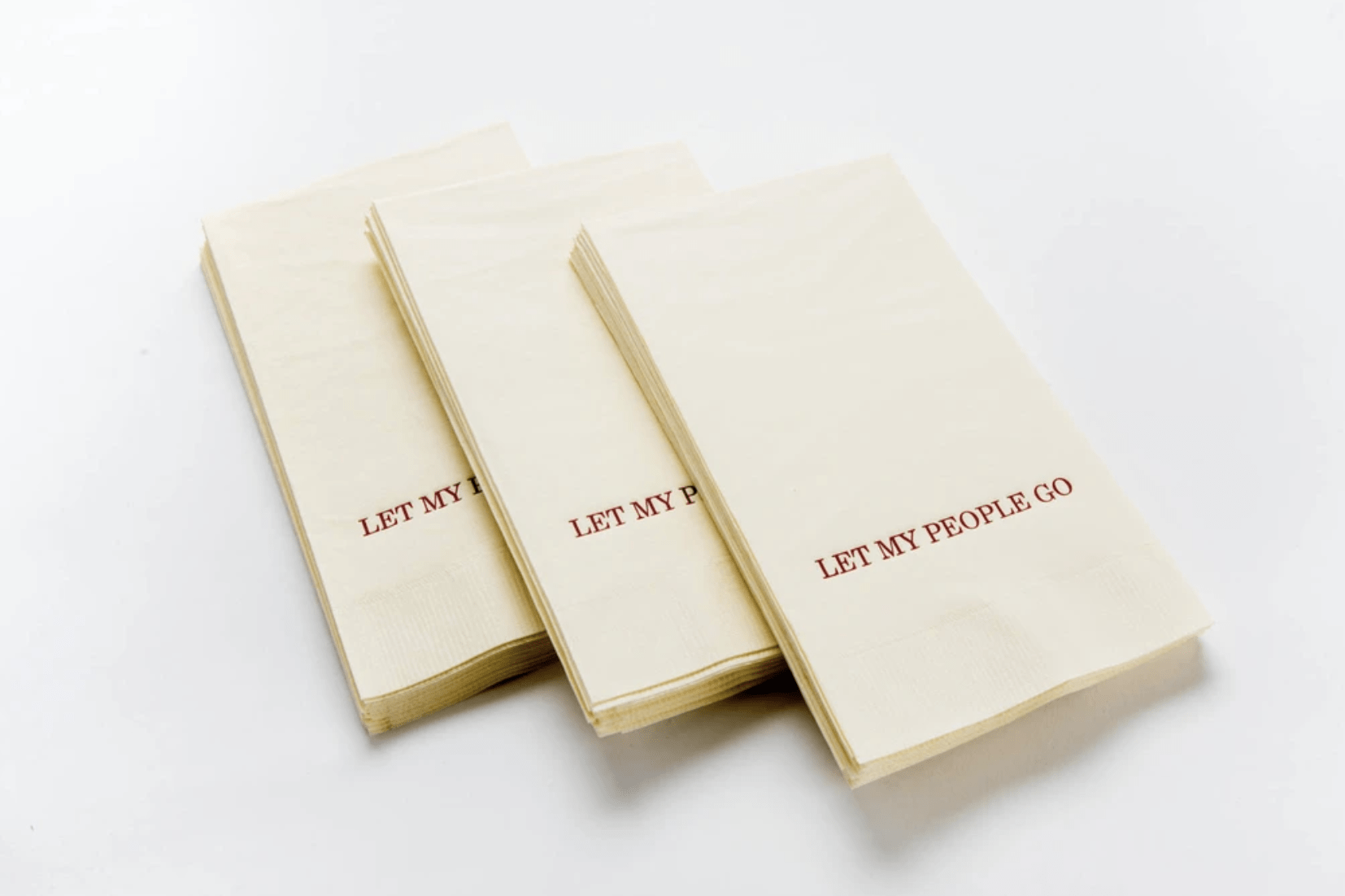 Let My People Go Hand Towels, Set of 20、mySite、topwebapps