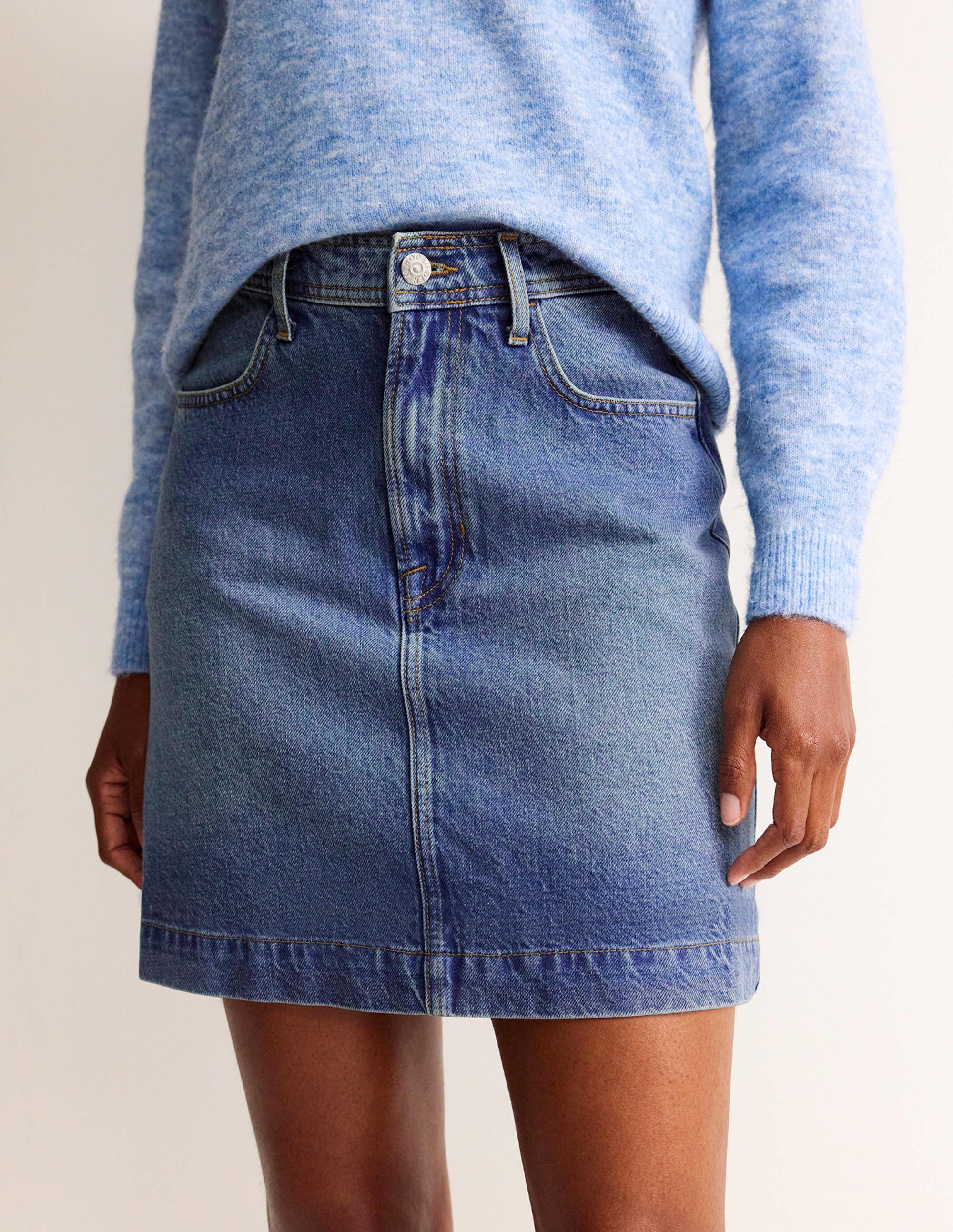  Nell Denim Mini Skirt-Mid Vintage、mySite、ashleygrahame