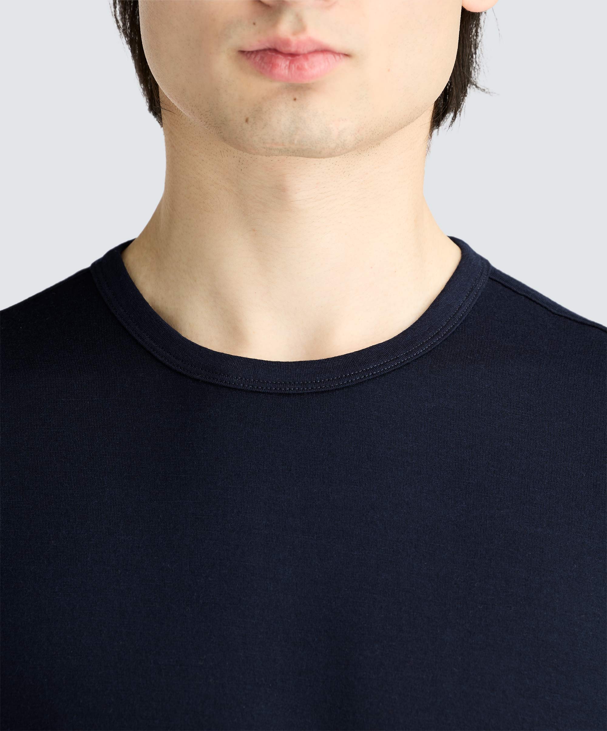 Men's Tall Merino Crew Neck T-Shirt、mySite、noshort