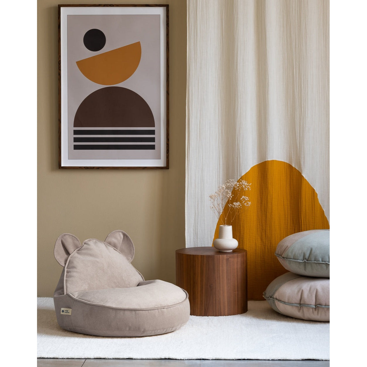 Dusty Beige Bear Beanbag、mySite、gigharbornorthrealestate