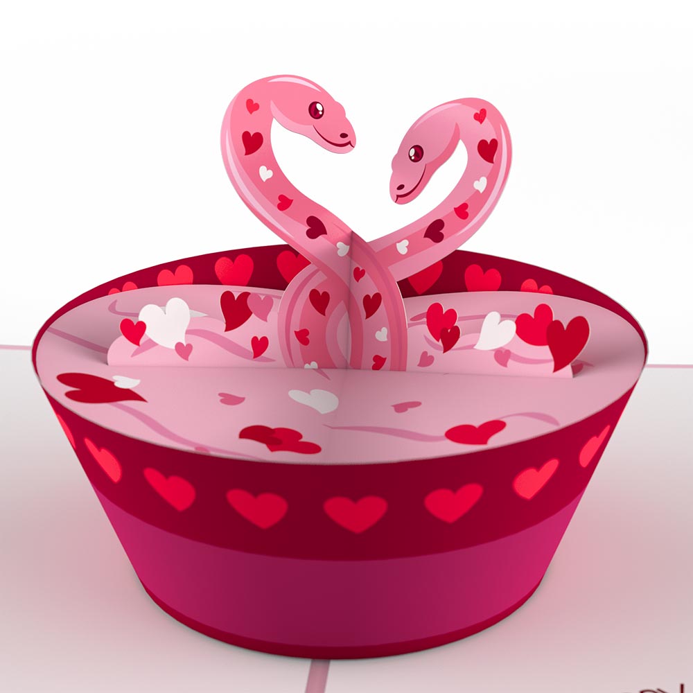 The Office Soup Snakes Pop-Up Card、mySite、solidvoid