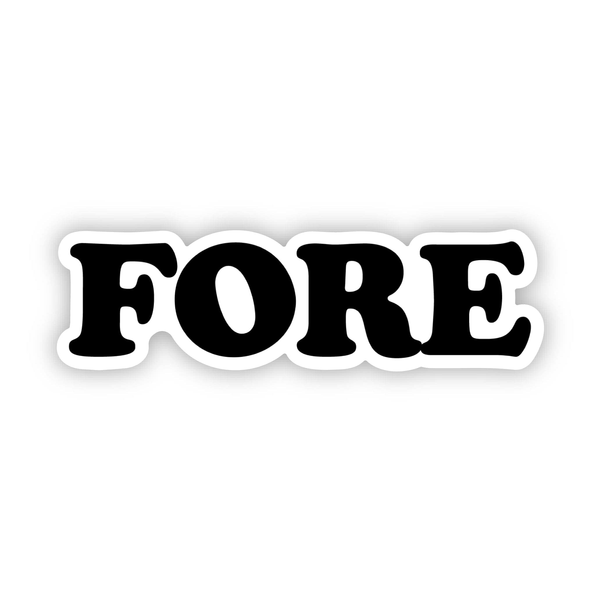  Fore Golf Text Sticker、mySite、ghnorth