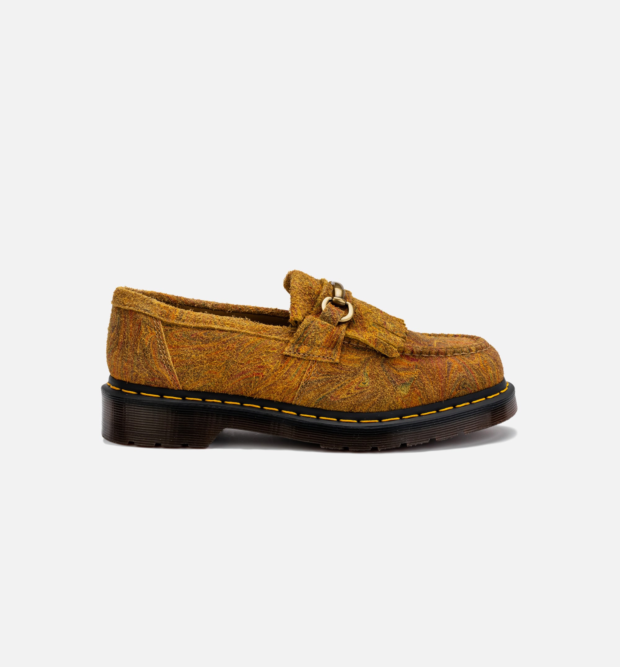 Adrian Snaffle Suede Marble Mens Loafers - Brown/Mustard、mySite、dreamappss