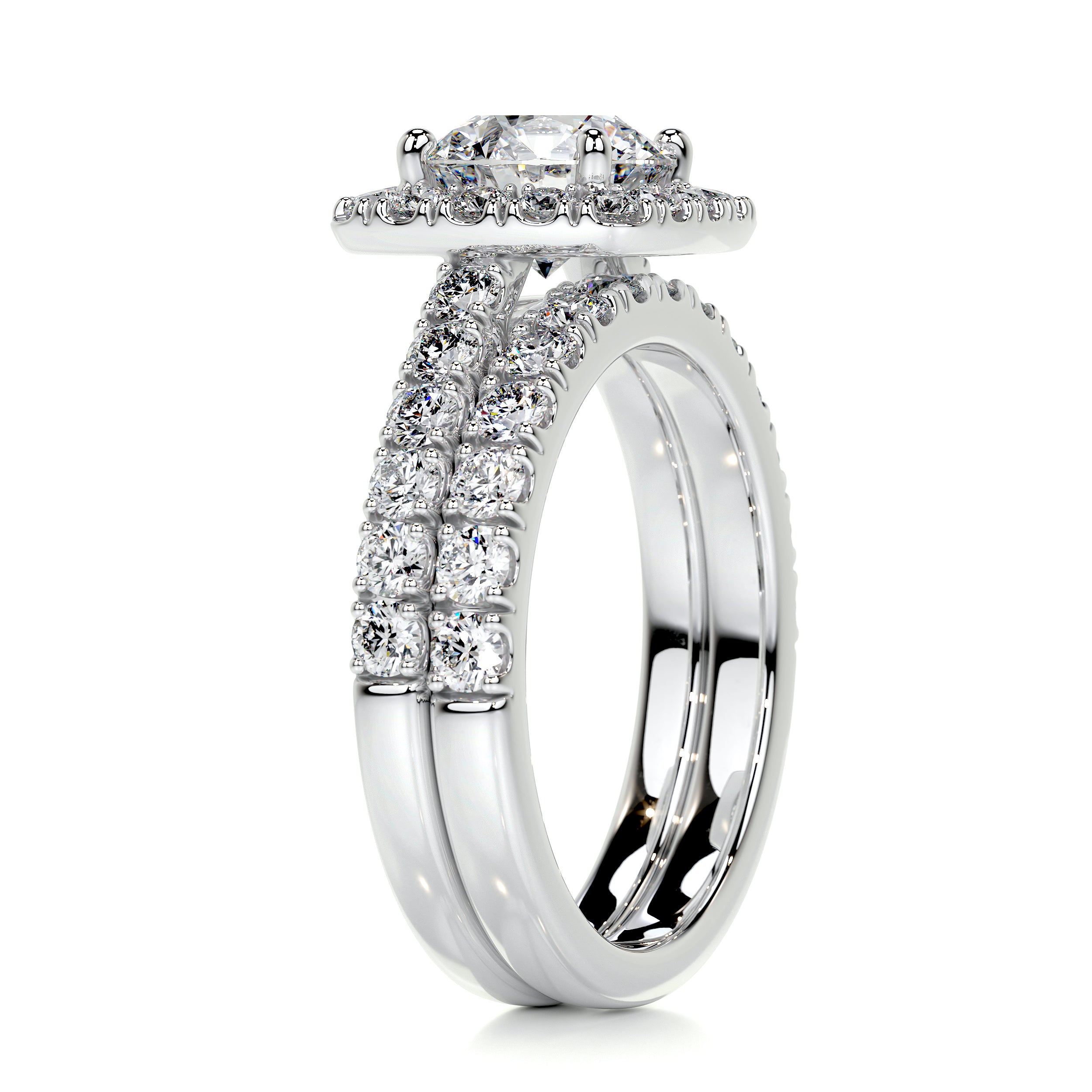 Sienna Diamond Bridal Set -14K White Gold、mySite、hinf8tx79
