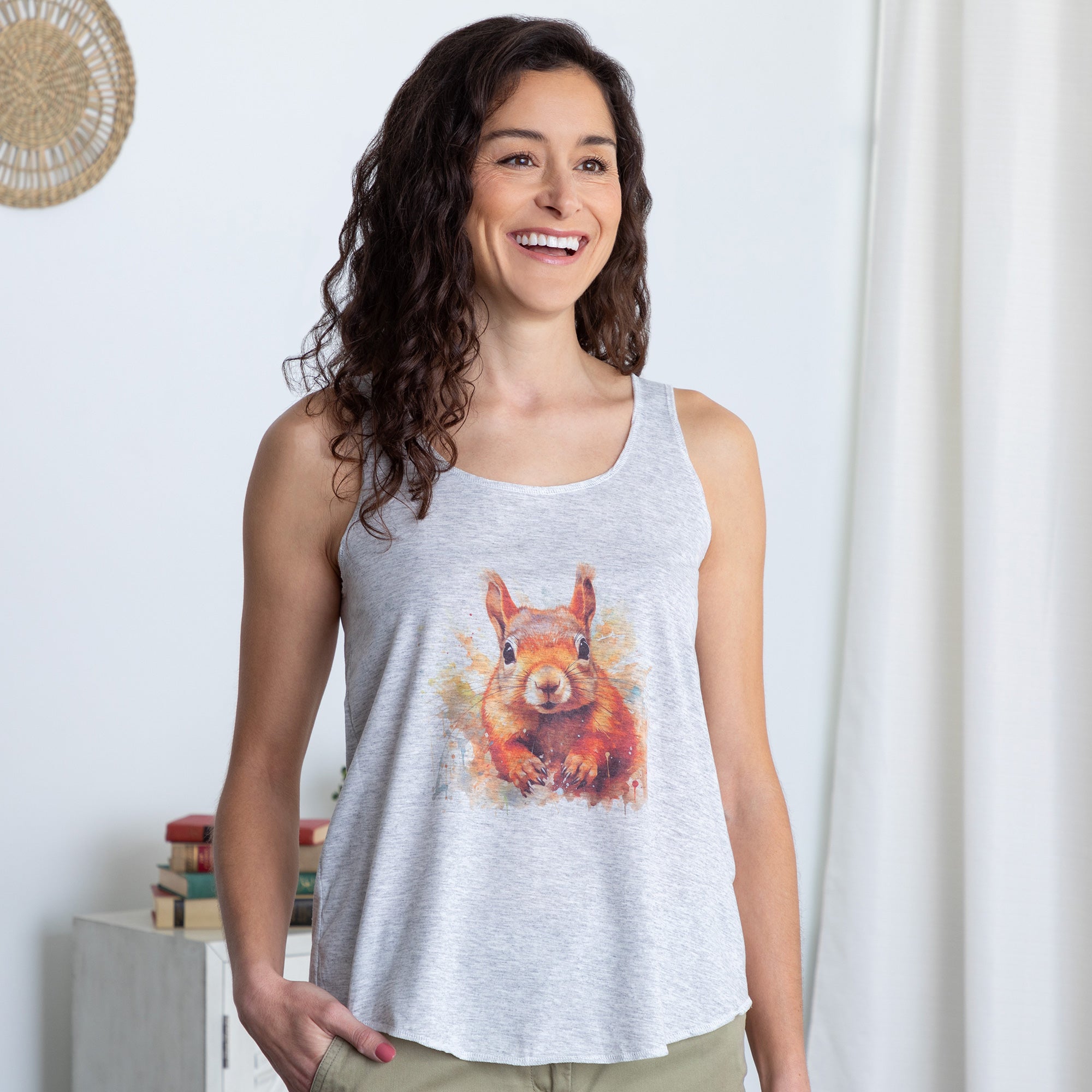 Summer Fun Squirrel Tank Top、mySite、camillekostekn