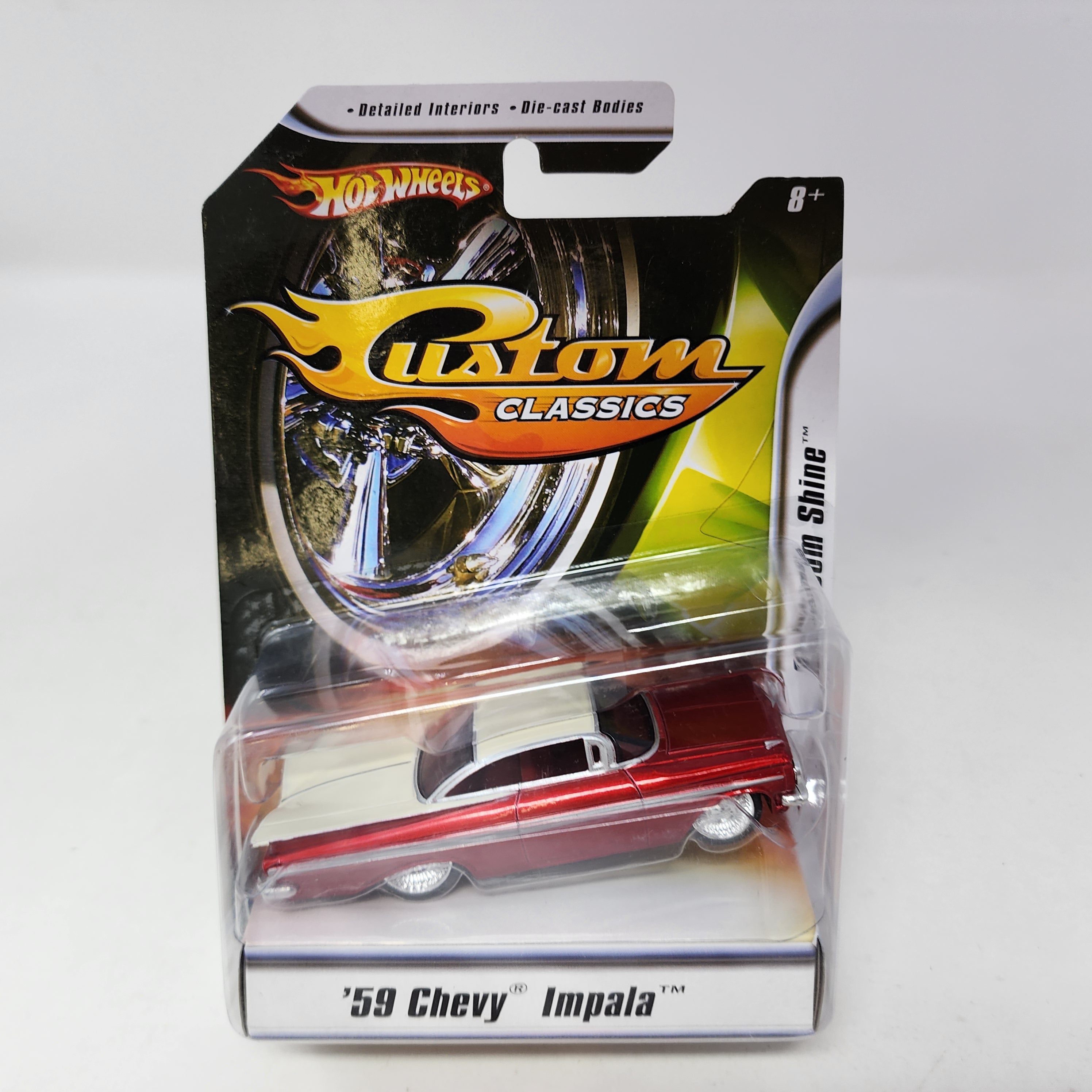 '59 chevy Impala * Red * Hot Wheels Custom Classics * 1:50 Scale、mySite、hgirdovlk