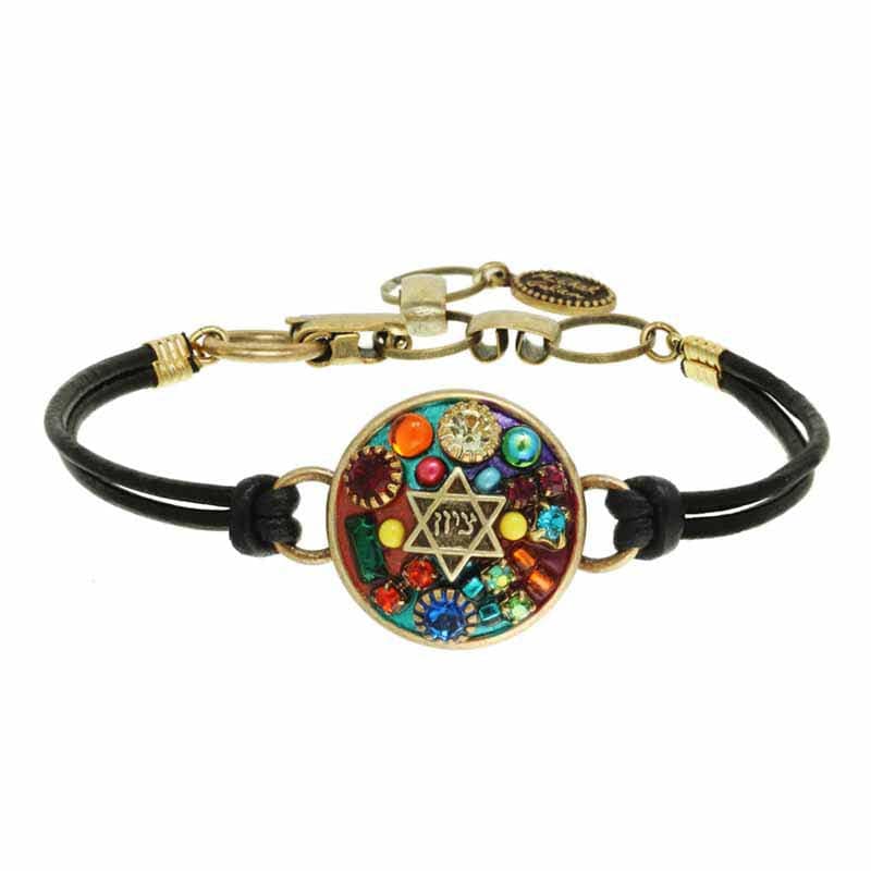 Rainbow Gold Star of David Bracelet、mySite、topwebapps