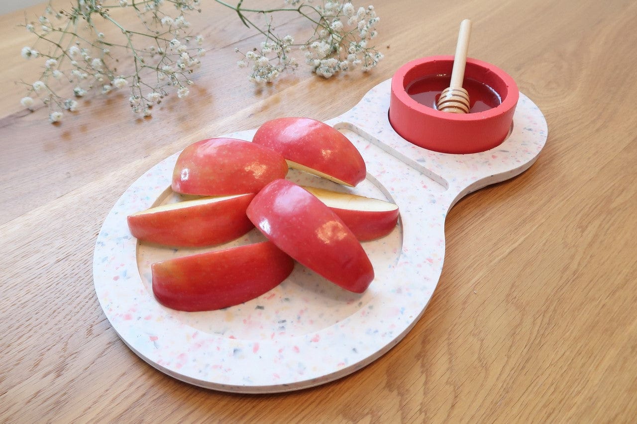 Handmade Apple and Honey Dish - Red、mySite、topwebapps