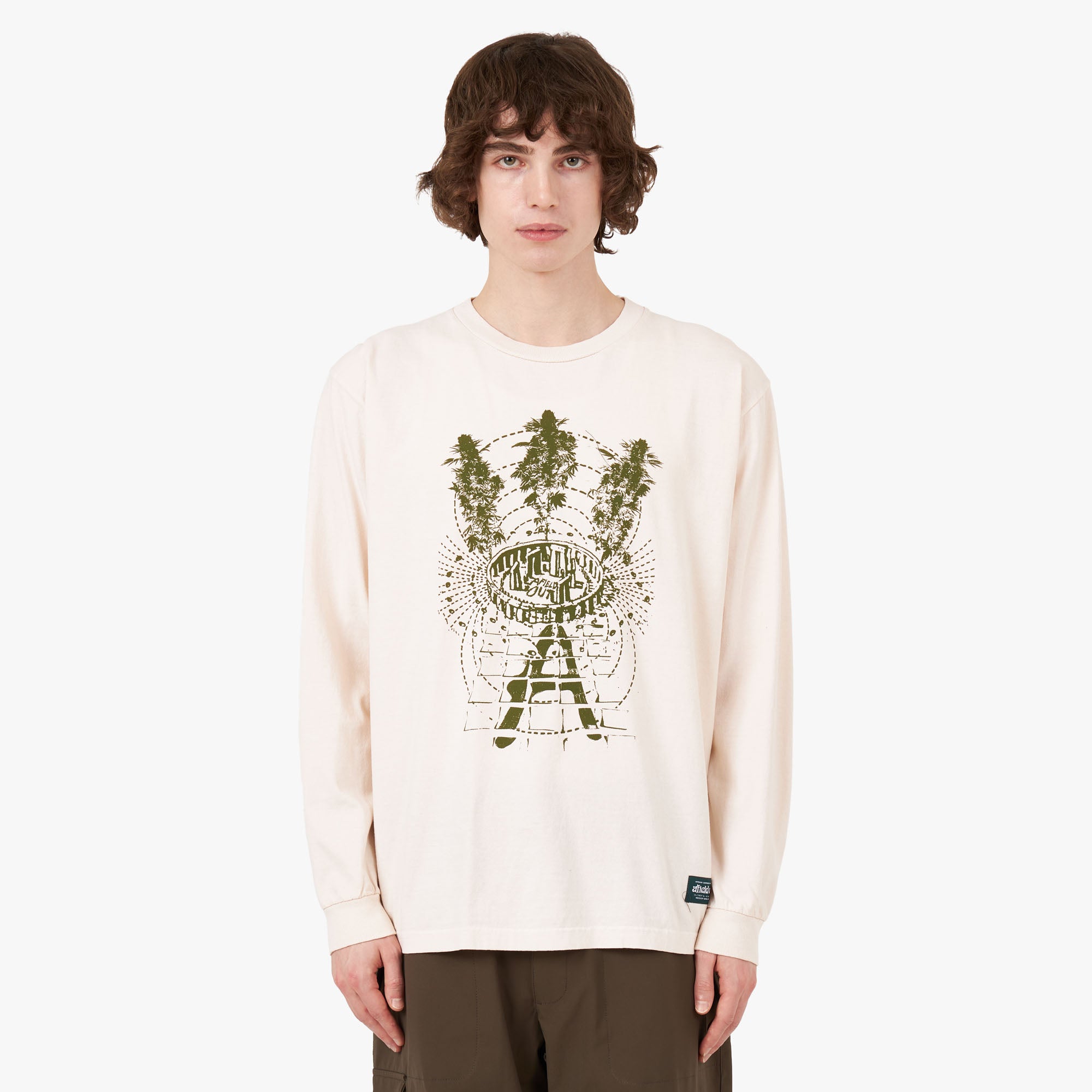  Afield Out STONE L/S T-Shirt Bone、mySite、merchandisen