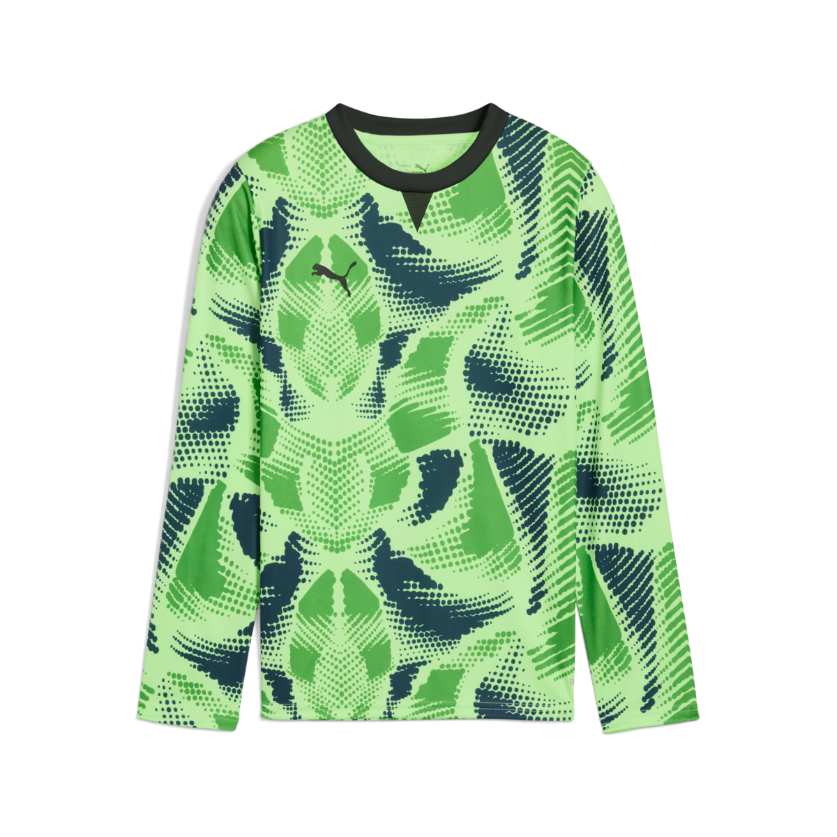 Puma Youth Teamtarget Long Sleeve Goalkeeper Jersey - Green、mySite、noshort