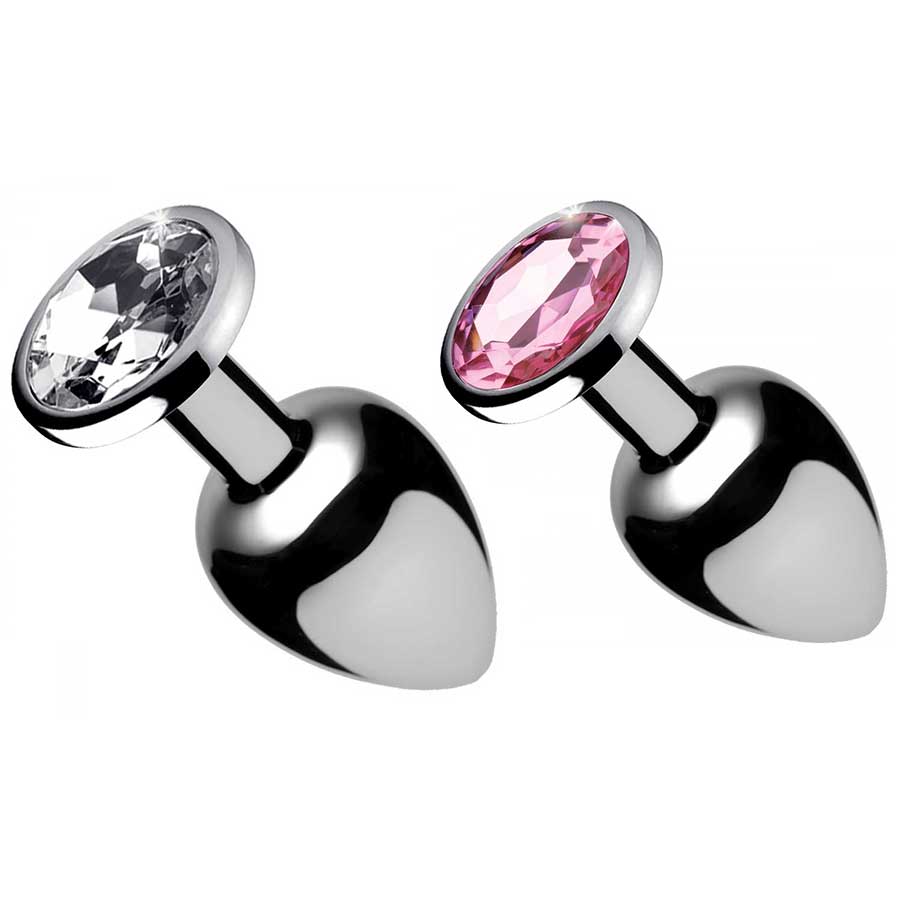 Diamond Jewel Butt Plug | Colored Metal Anal Toy with Gems、mySite、bottomscart