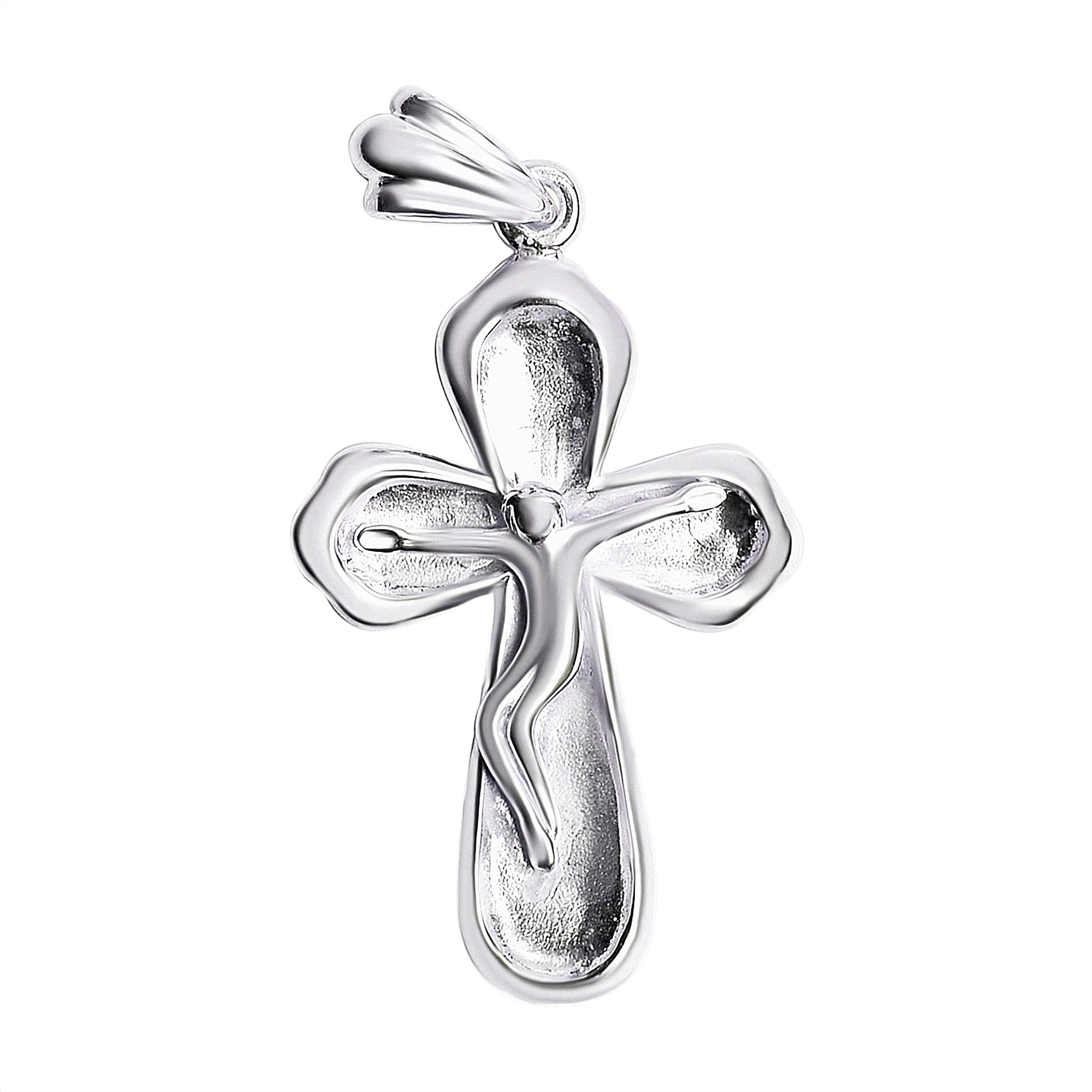 Sterling Silver Crucifix Cross Pendant / SSP0078、mySite、dreamappss
