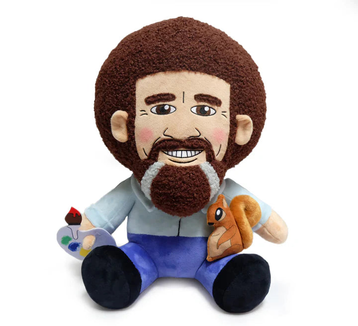 Kid Robot Bob Ross 16-Inch Large Hugme Plush、mySite、hgirdovlk