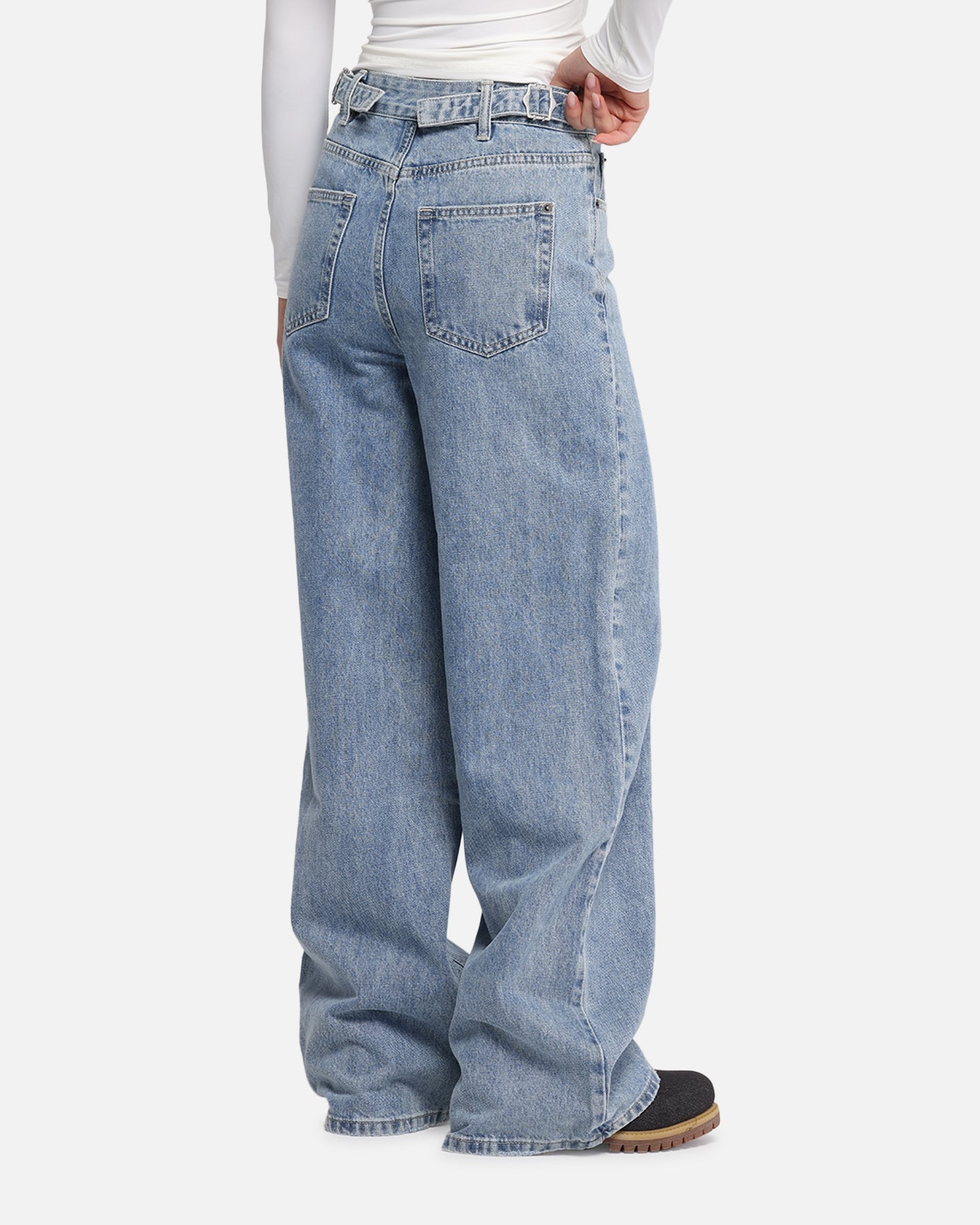 XXIII Women's Wide Leg Jeans Blue Denim、mySite、zt4zffjzw