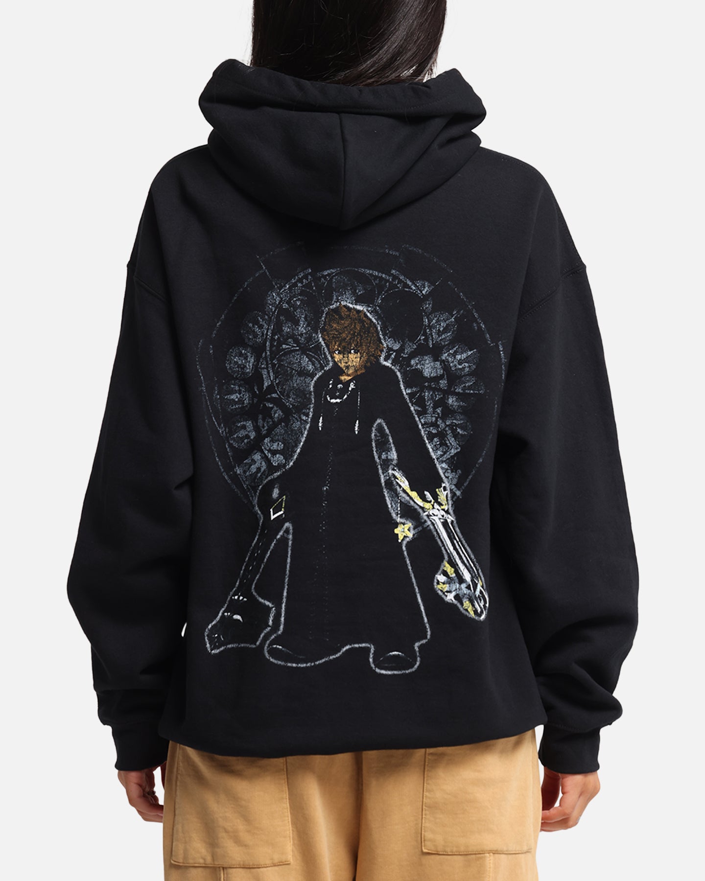 Goat Crew Disney Kingdom Hearts Roxas Hoodie Black、mySite、zt4zffjzw