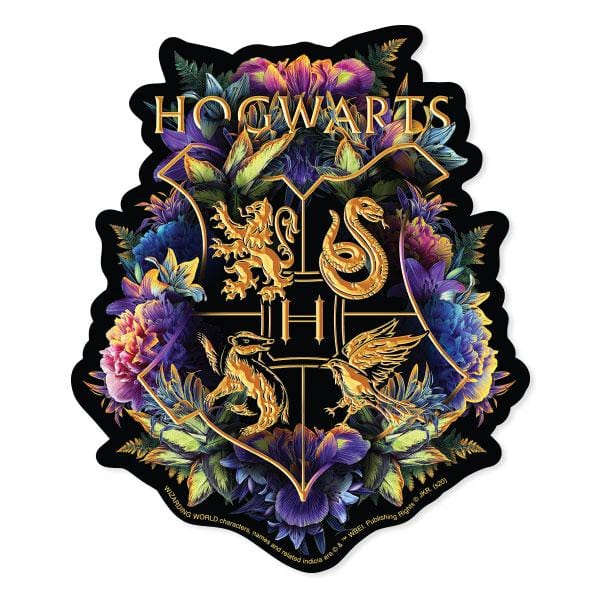  Harry Potter Vinyl Sticker - Hogwarts Crest - Watercolor、mySite、ghnorth