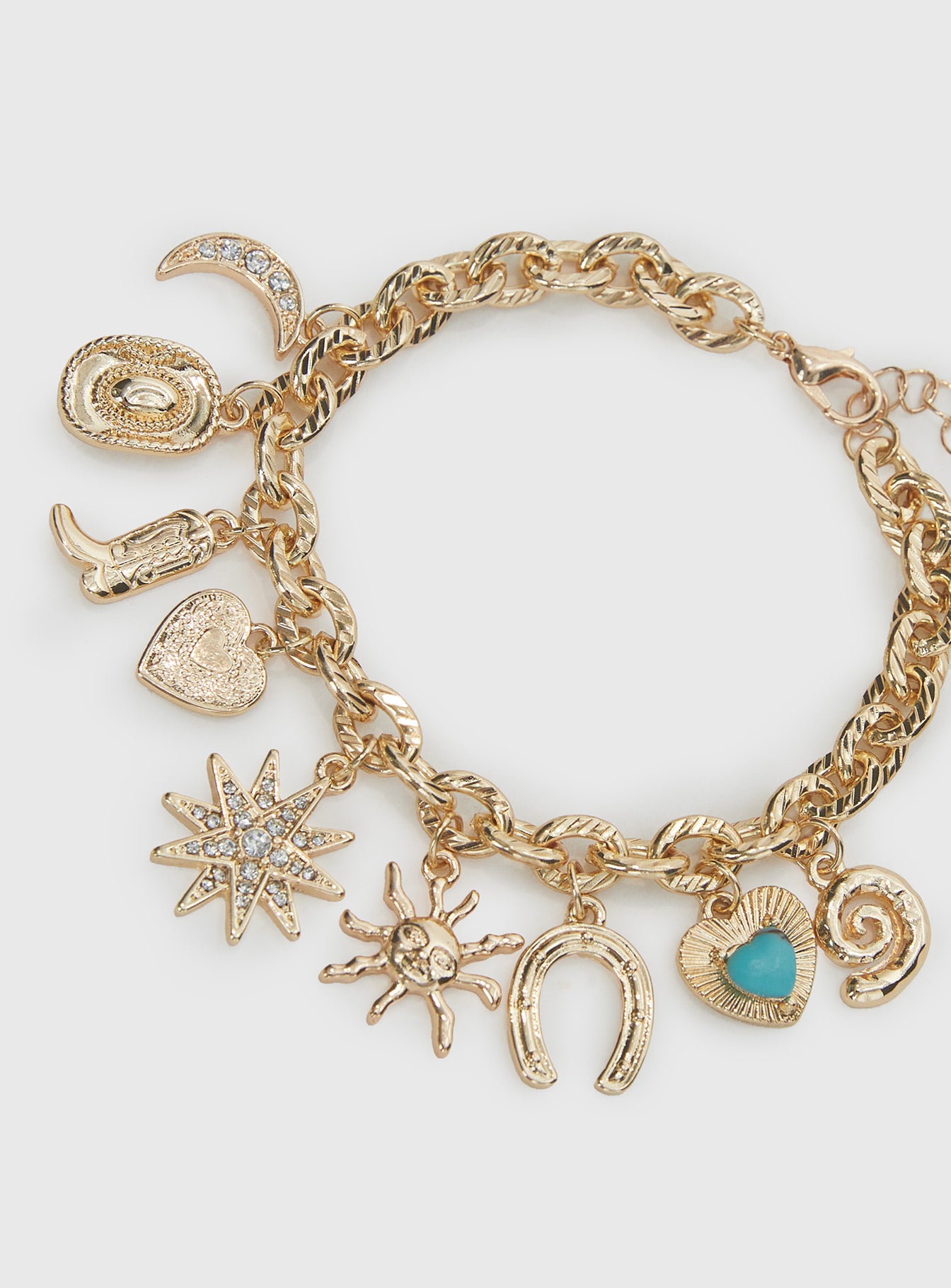 Lone Star Charm Bracelet Gold、mySite、solidvoid