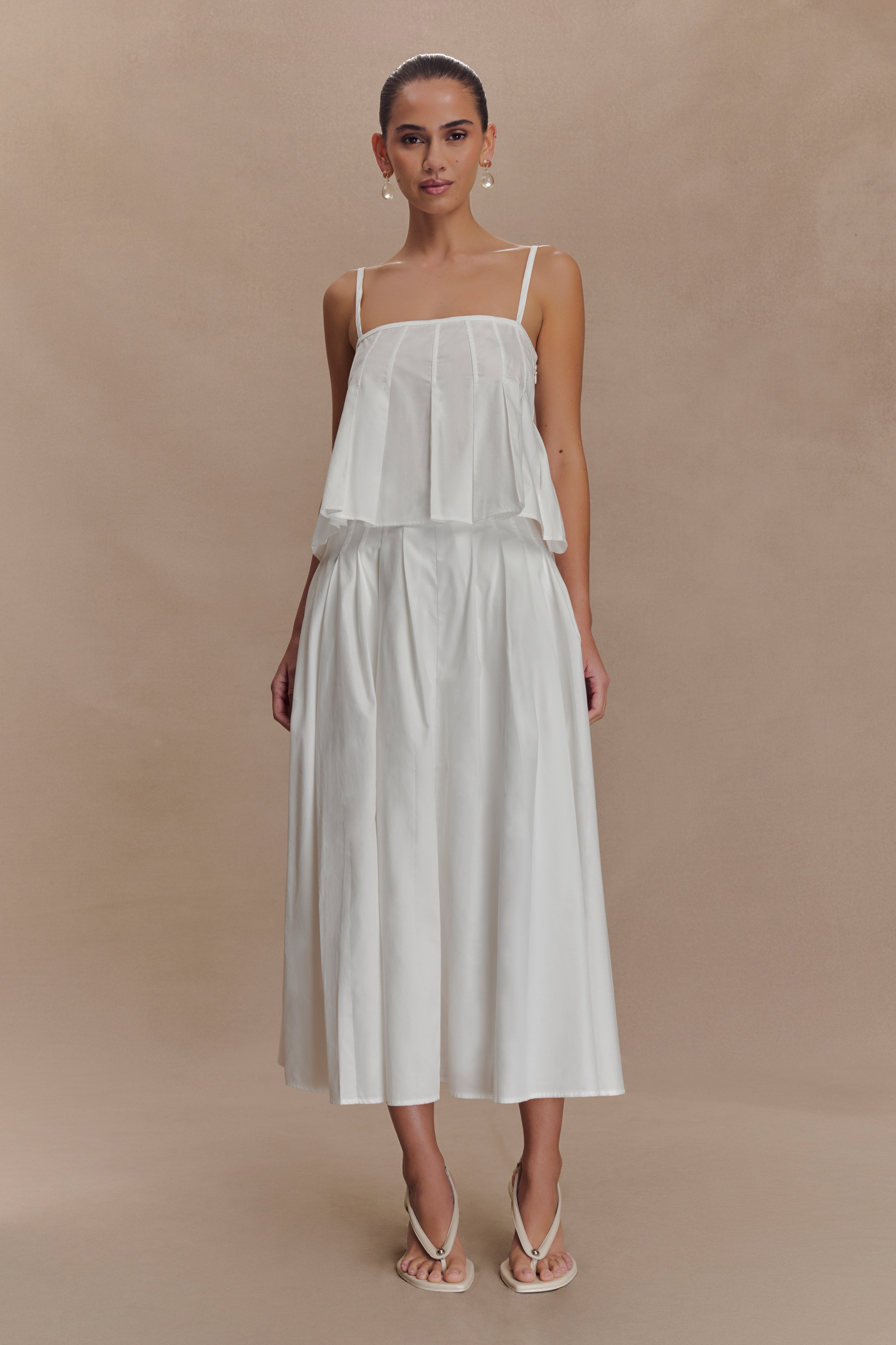 Mae Cotton Top - White、mySite、solidvoid