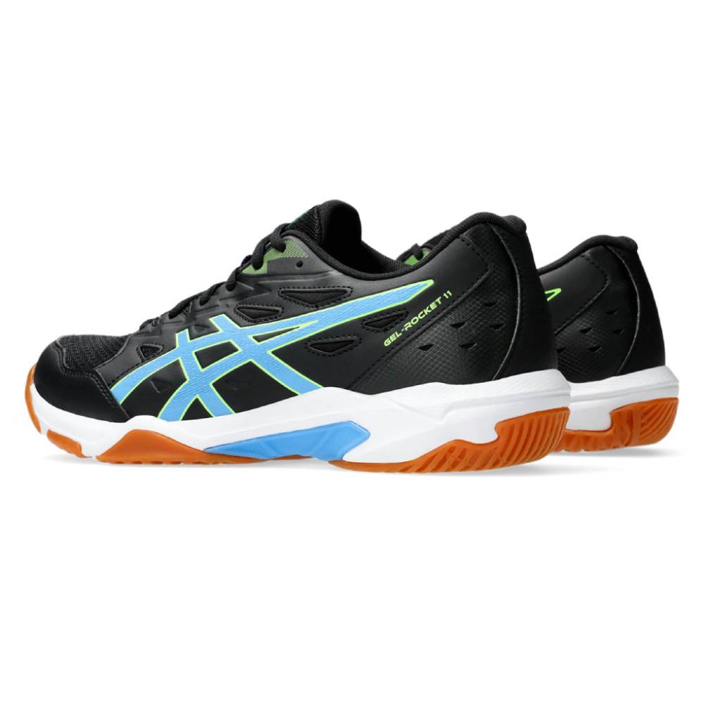 Asics Gel Rocket 11 Men's Indoor Court Shoe (Black/Waterscape)