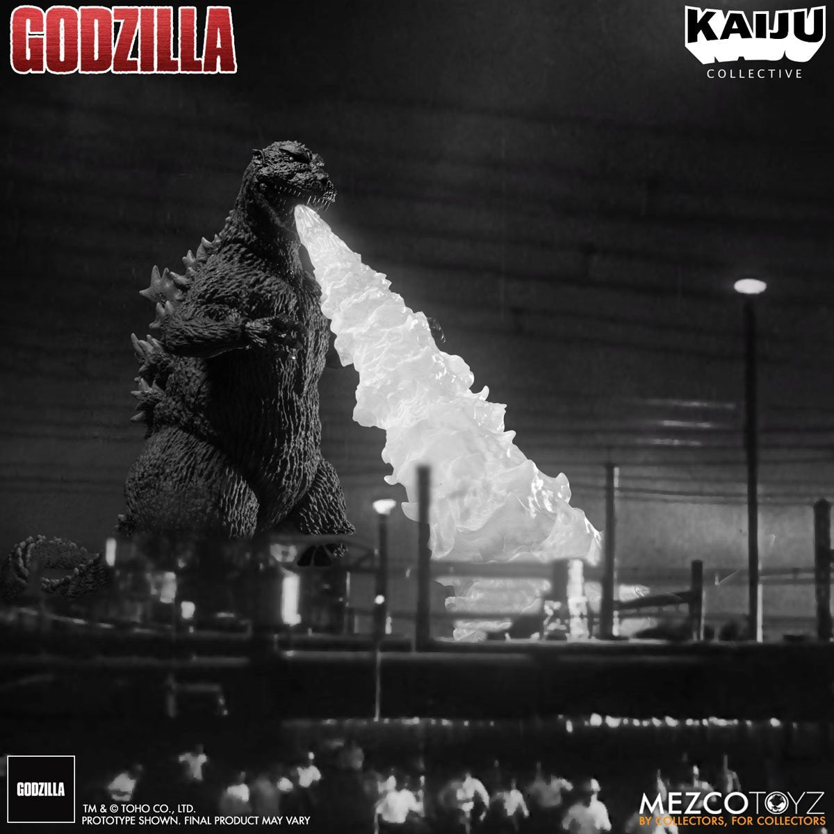 Godzilla (1954) Mezco Kaiju Collective Godzilla (Black & White)、mySite、hgirdovlk