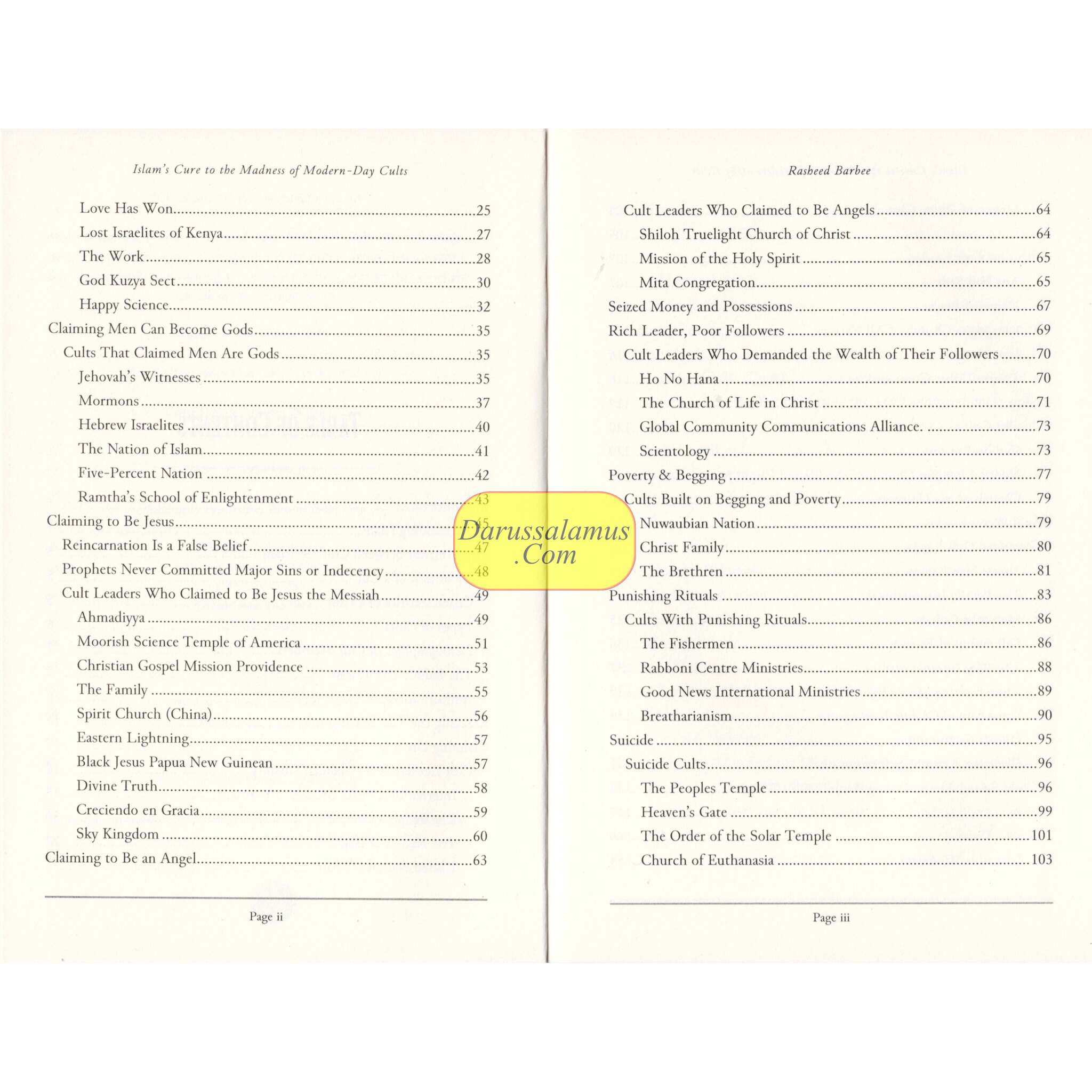 Islam's Cure to the Madness of Modern-Day Cults、mySite、topwebapps