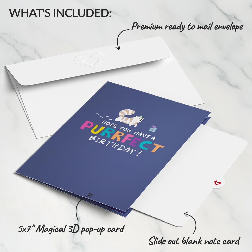 Happy Birthday Cats Pop-Up card、mySite、solidvoid