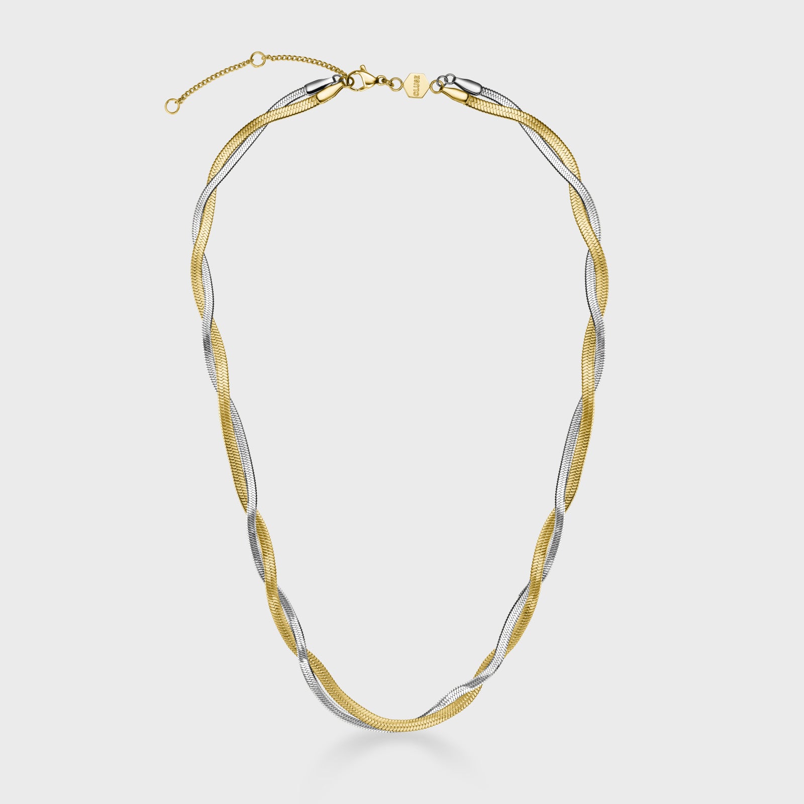  Élevé Twisted Snake Necklace, Two-Tone