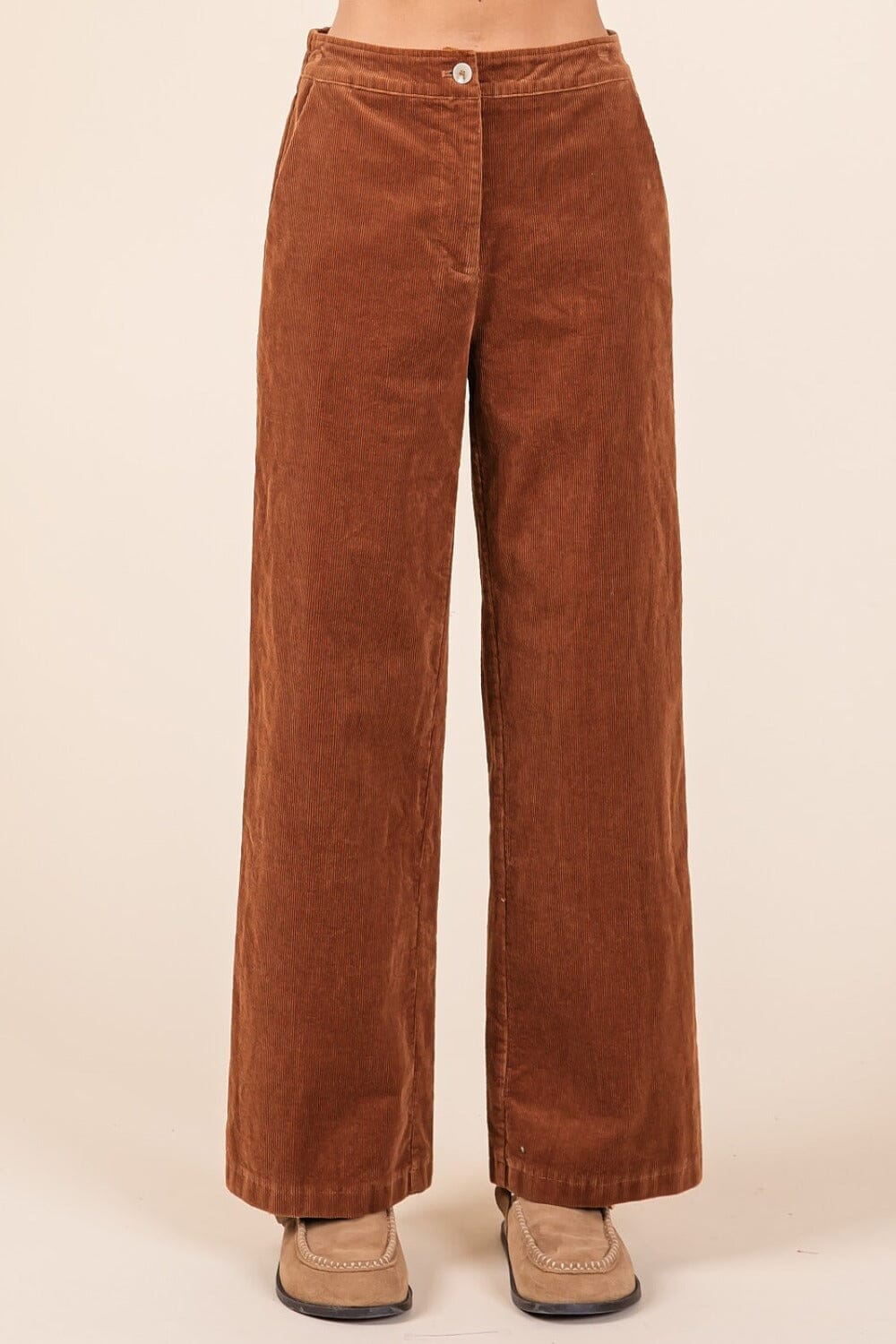Mittoshop Corduroy Back Elastic Waist Pants、mySite、camillekostekn