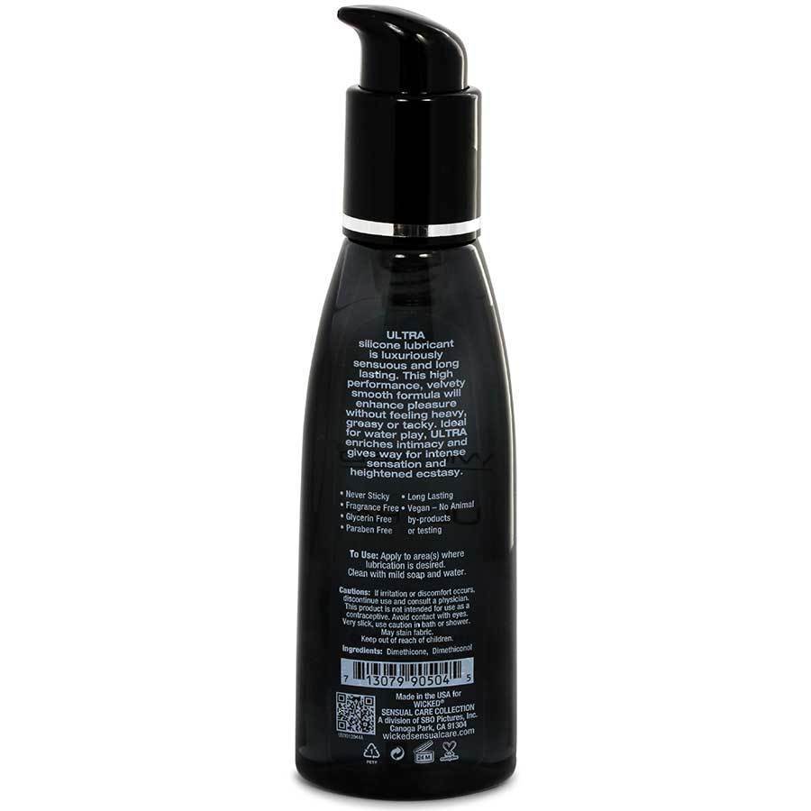 Ultra Silicone Based Lubricant by Wicked Sensual Care 4 oz、mySite、bottomscart