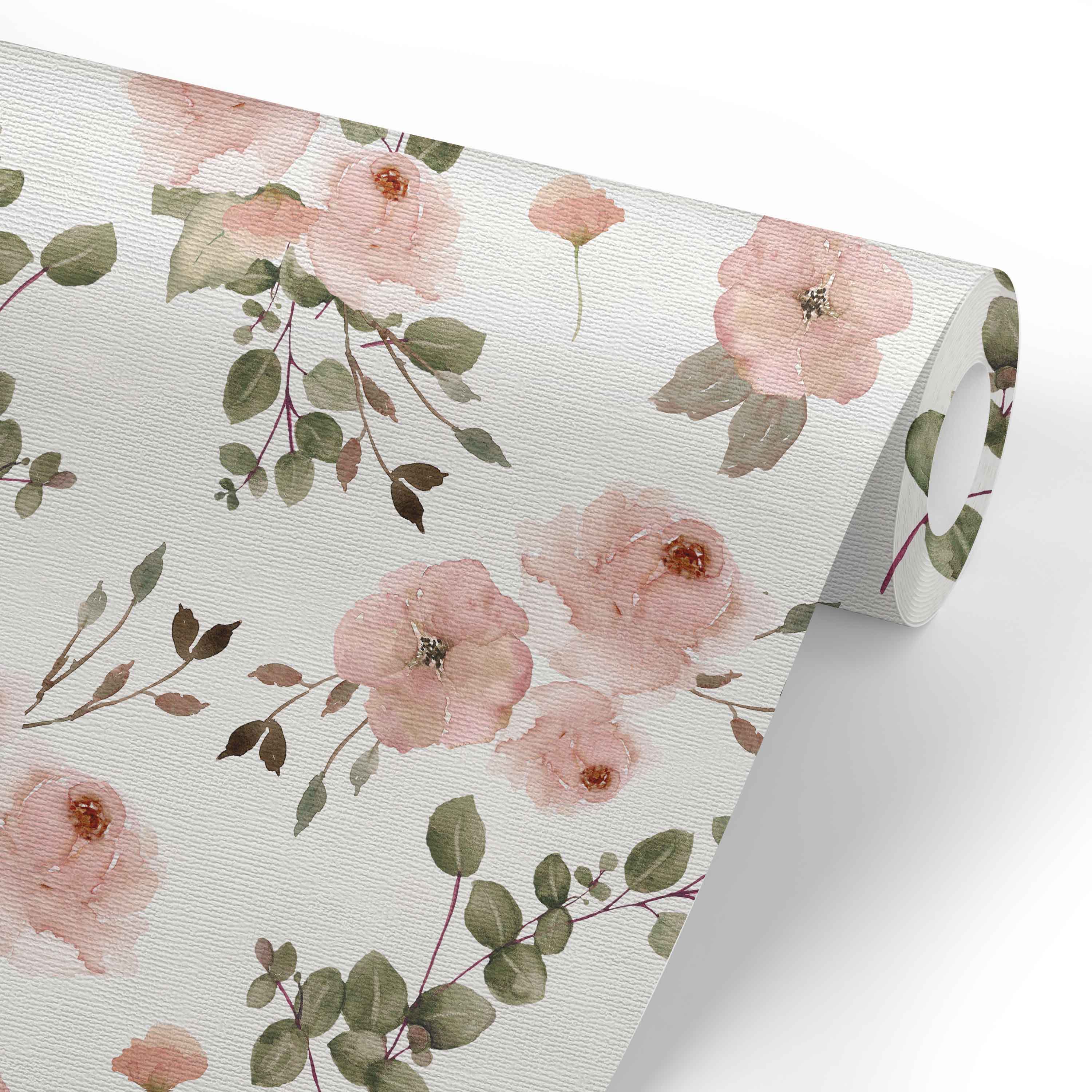  Millie's Dusty Rose Garden Removable Wallpaper、mySite、layawaytickets