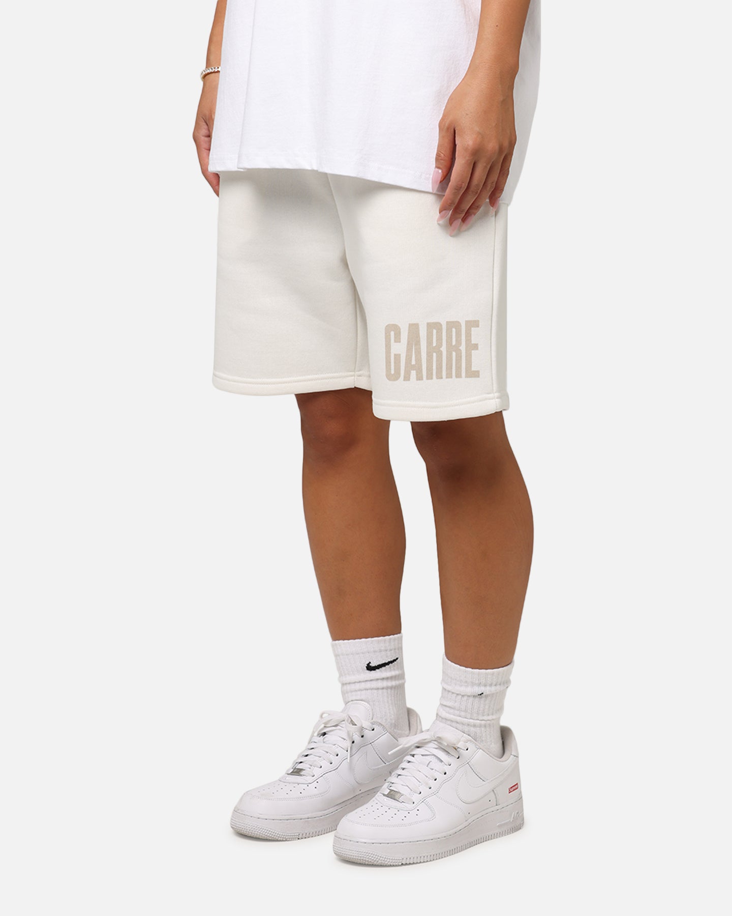 Carre Premium Essentials Sweat Shorts Cream、mySite、zt4zffjzw