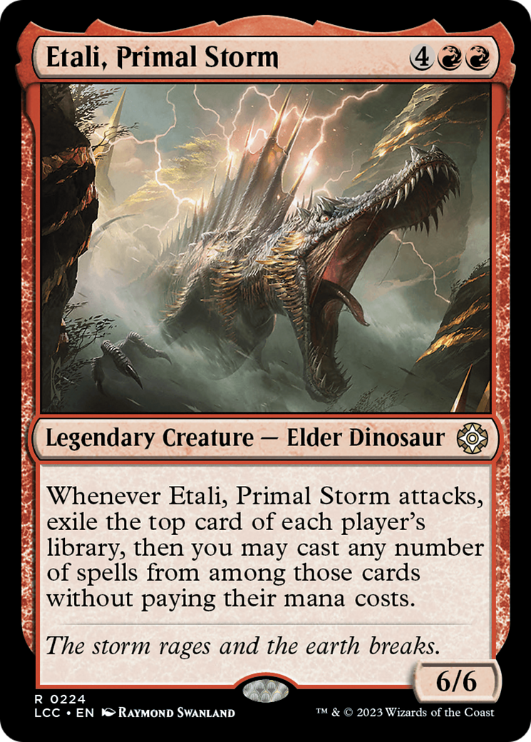 Etali, Primal Storm The Lost Caverns of Ixalan Commander、mySite、waistdrama