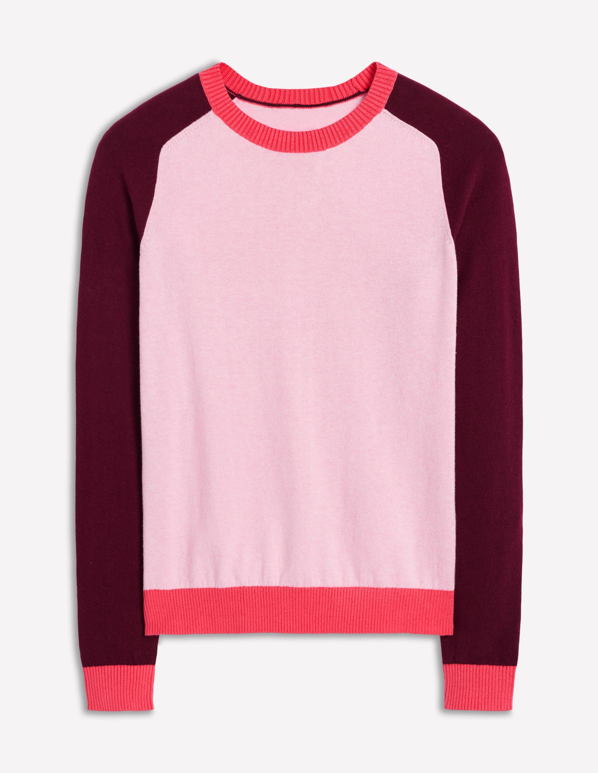  Meg Saddle Sleeve Jumper-Soft Pink, Colourblock、mySite、ashleygrahame