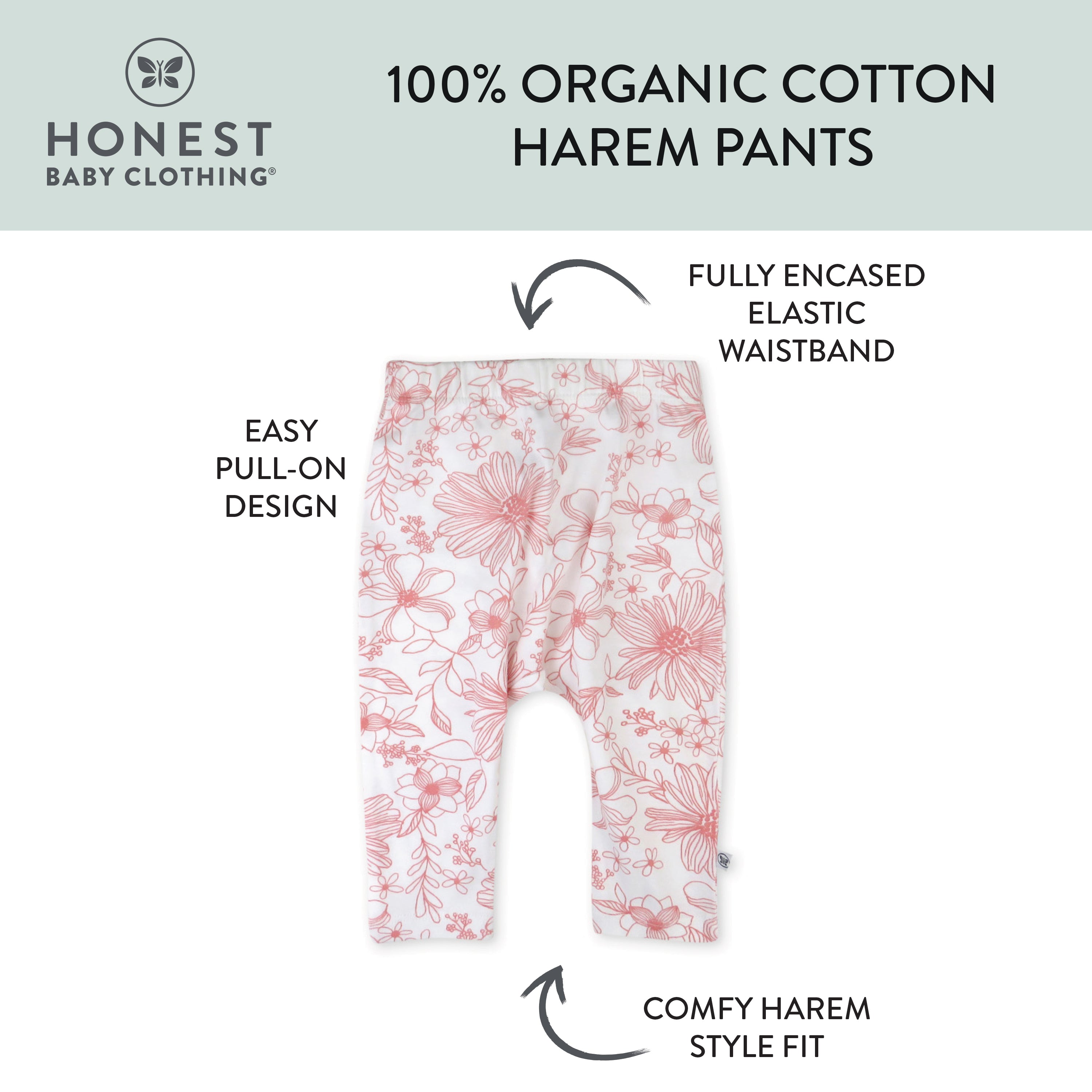  4-Pack Organic Cotton Harem Pants、mySite、layawaytickets