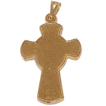 Resined Cross showing the Eucharist as host and the Cup - Golden plated - for...、mySite、topwebapps