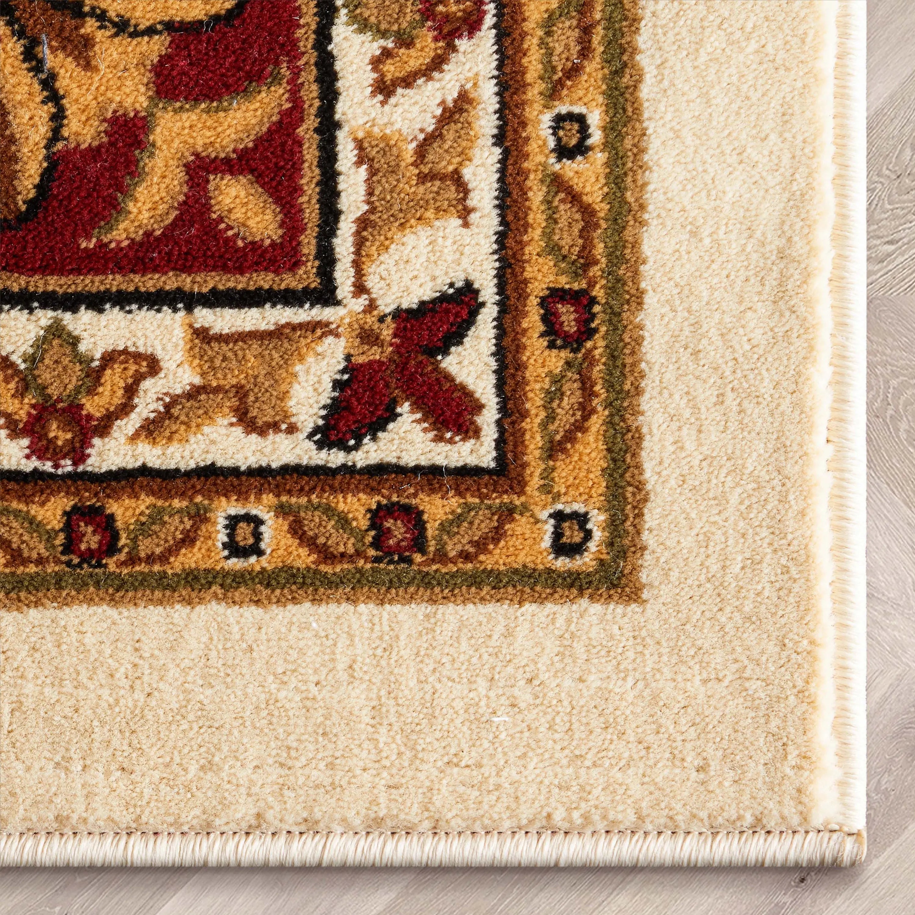 Medallion Kashan Ivory Traditional Rug、mySite、gigharbornorthrealestate